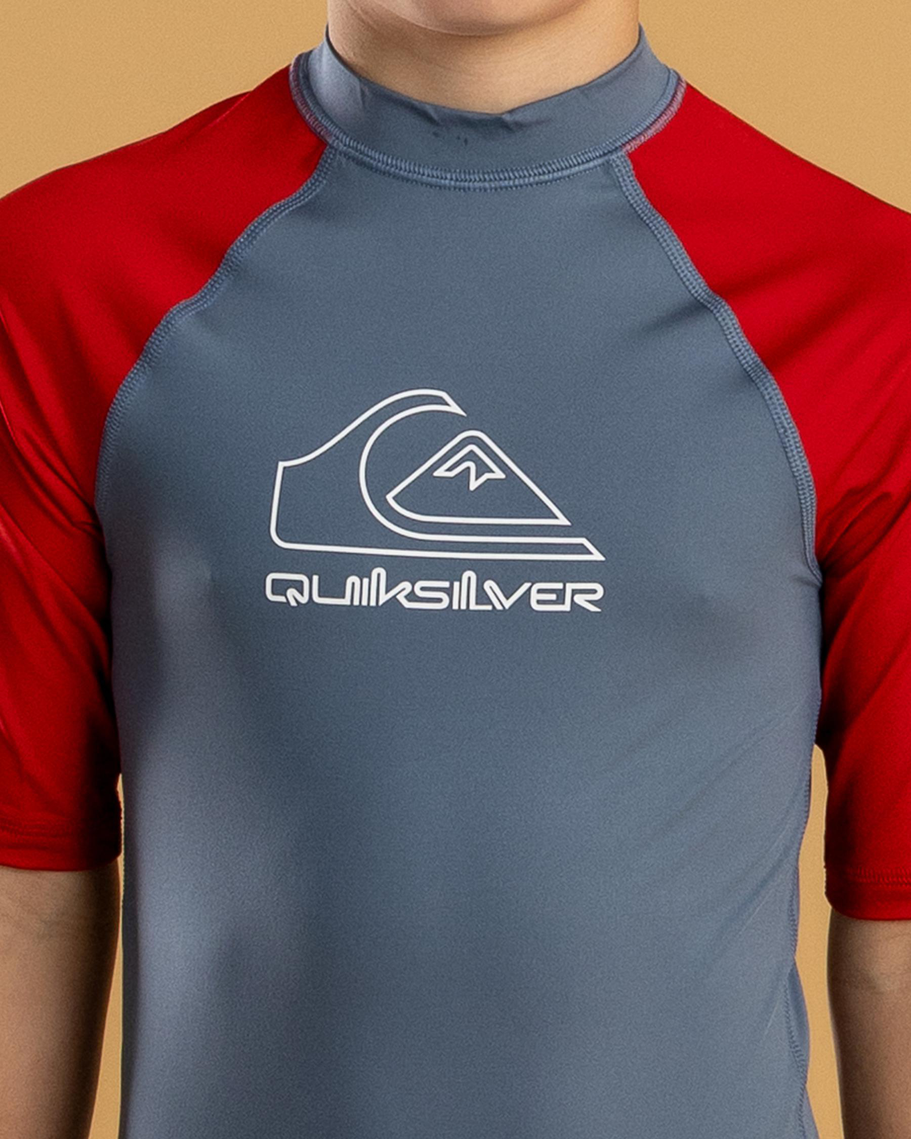 On Tour Boy's Short Sleeve Rash Vest