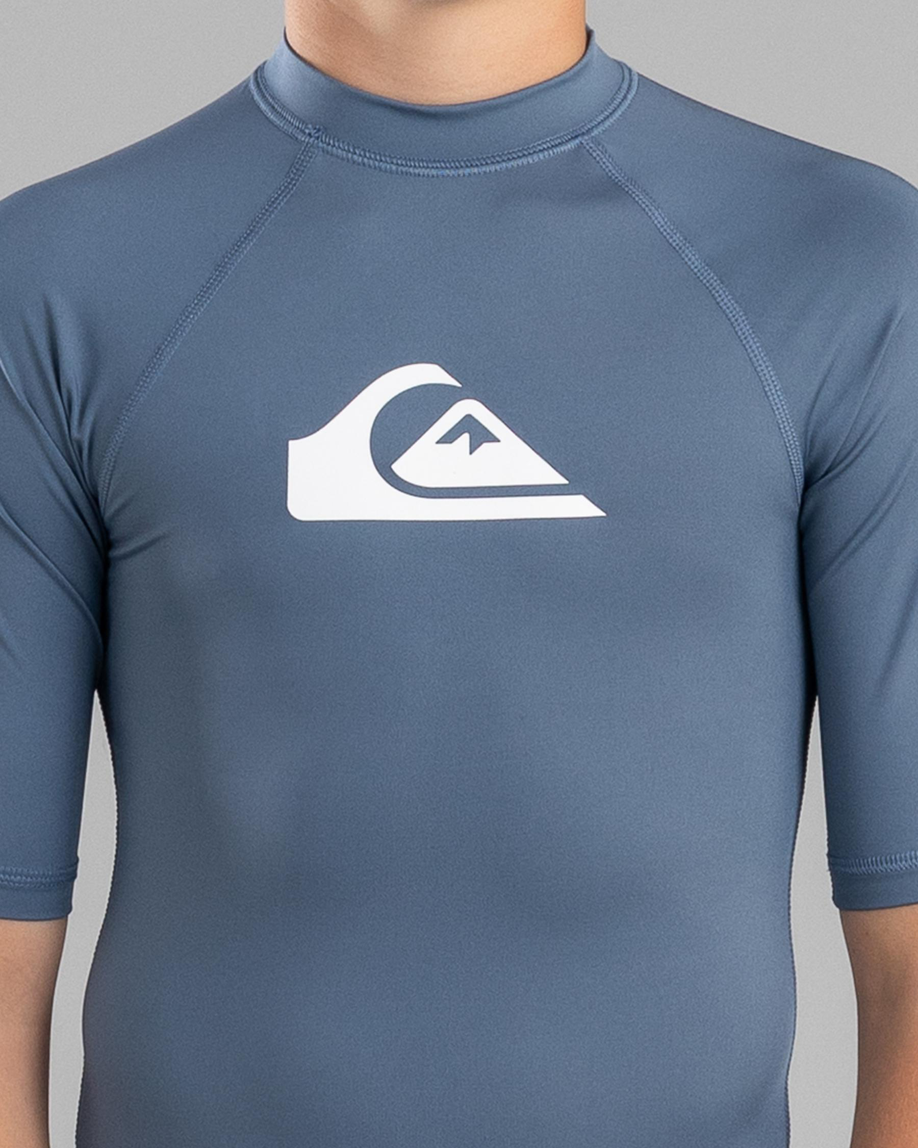 All Time Boy's Short Sleeve Rash Vest