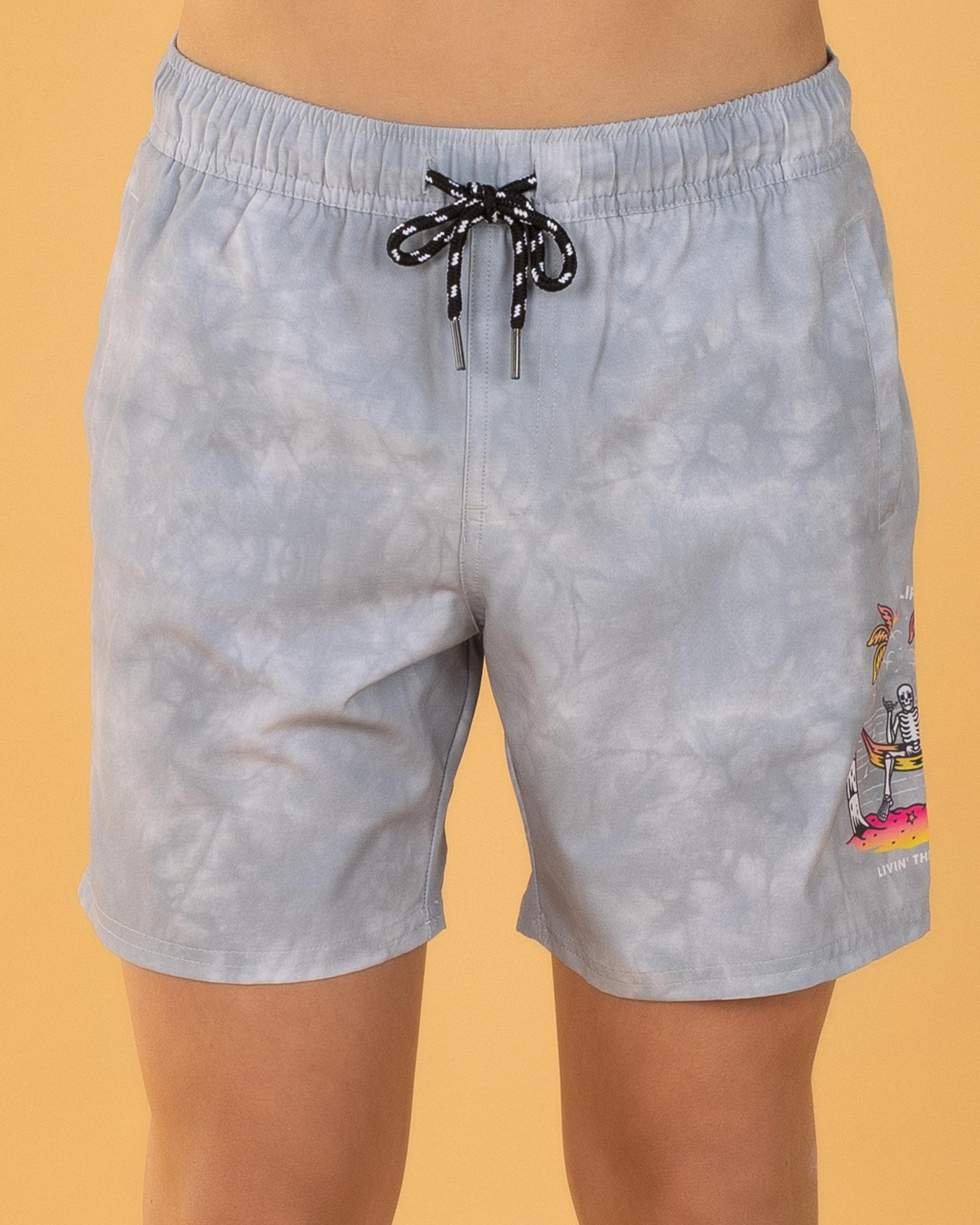 Relative Elastic Waist Shorts