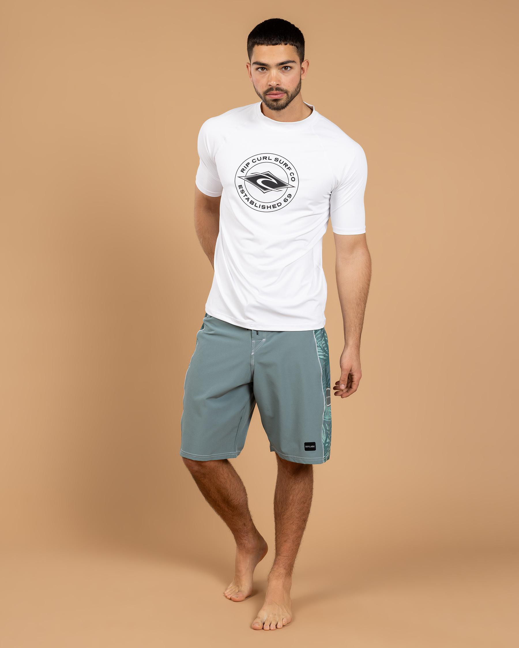 Stapler Short Sleeve Rash Vest