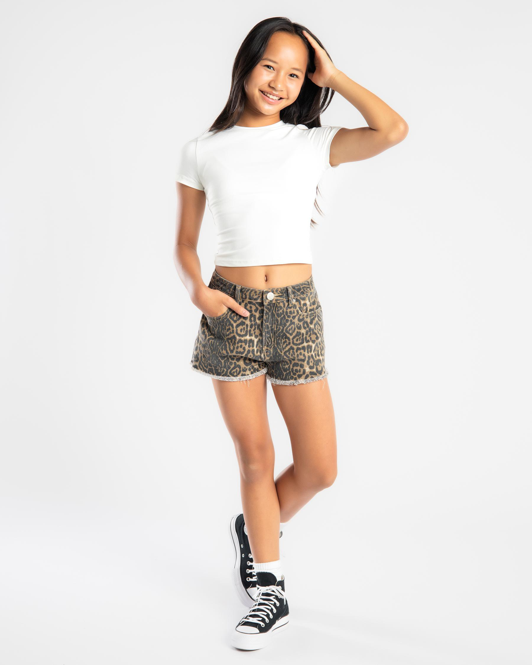 Texas Leo Denim Shorts