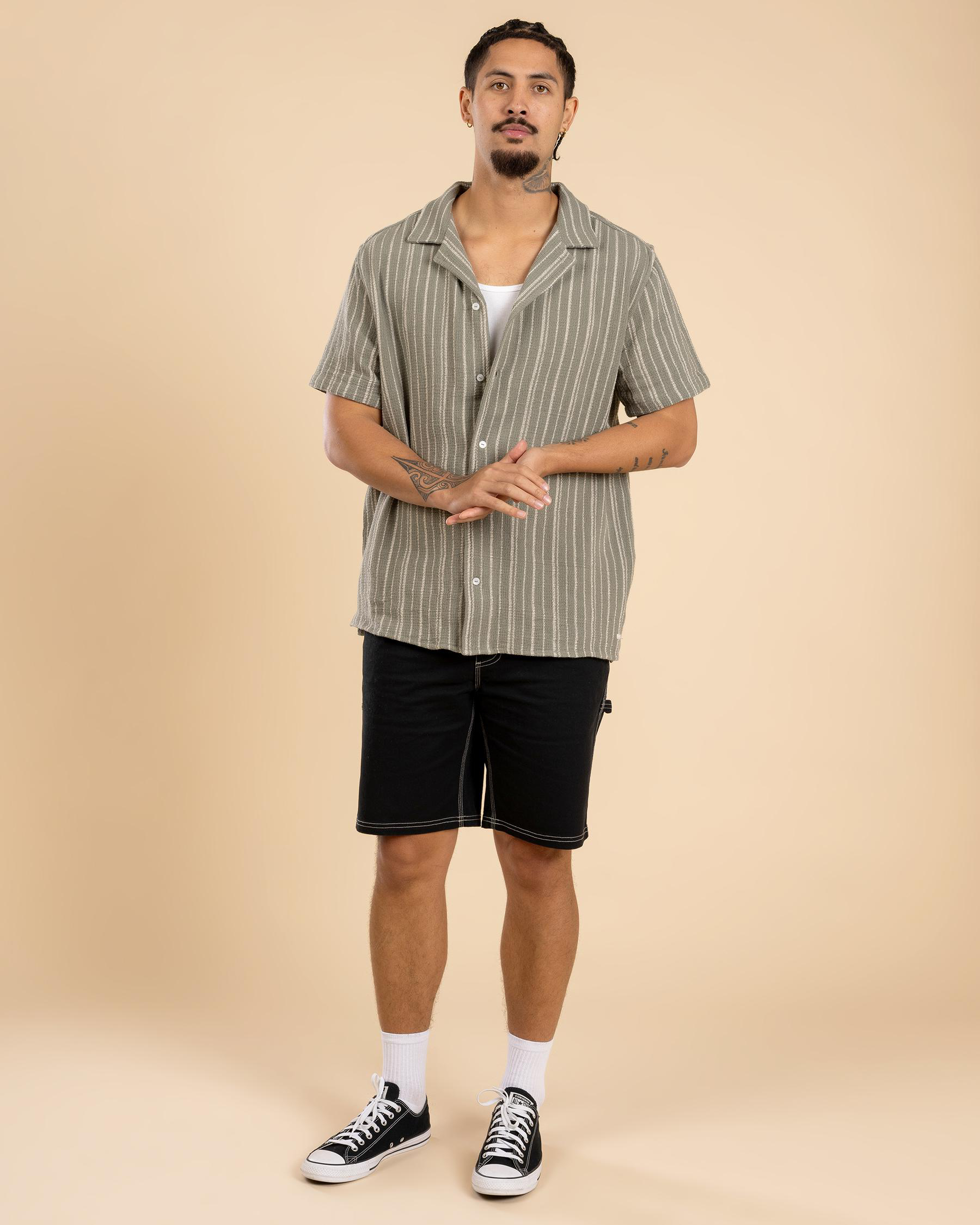 Vacancy Stripe Short Sleeve Shirt