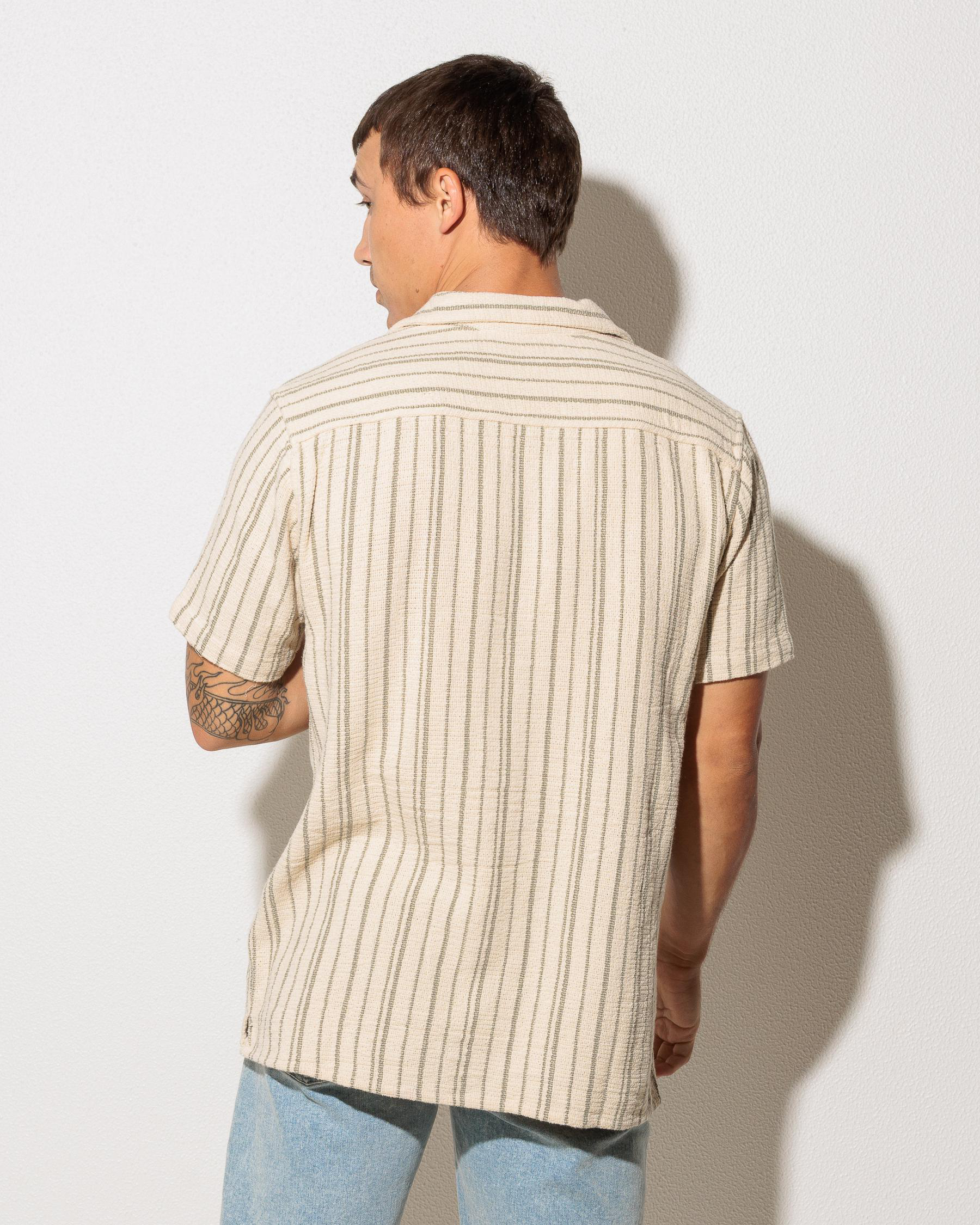 Vacancy Stripe Short Sleeve Shirt