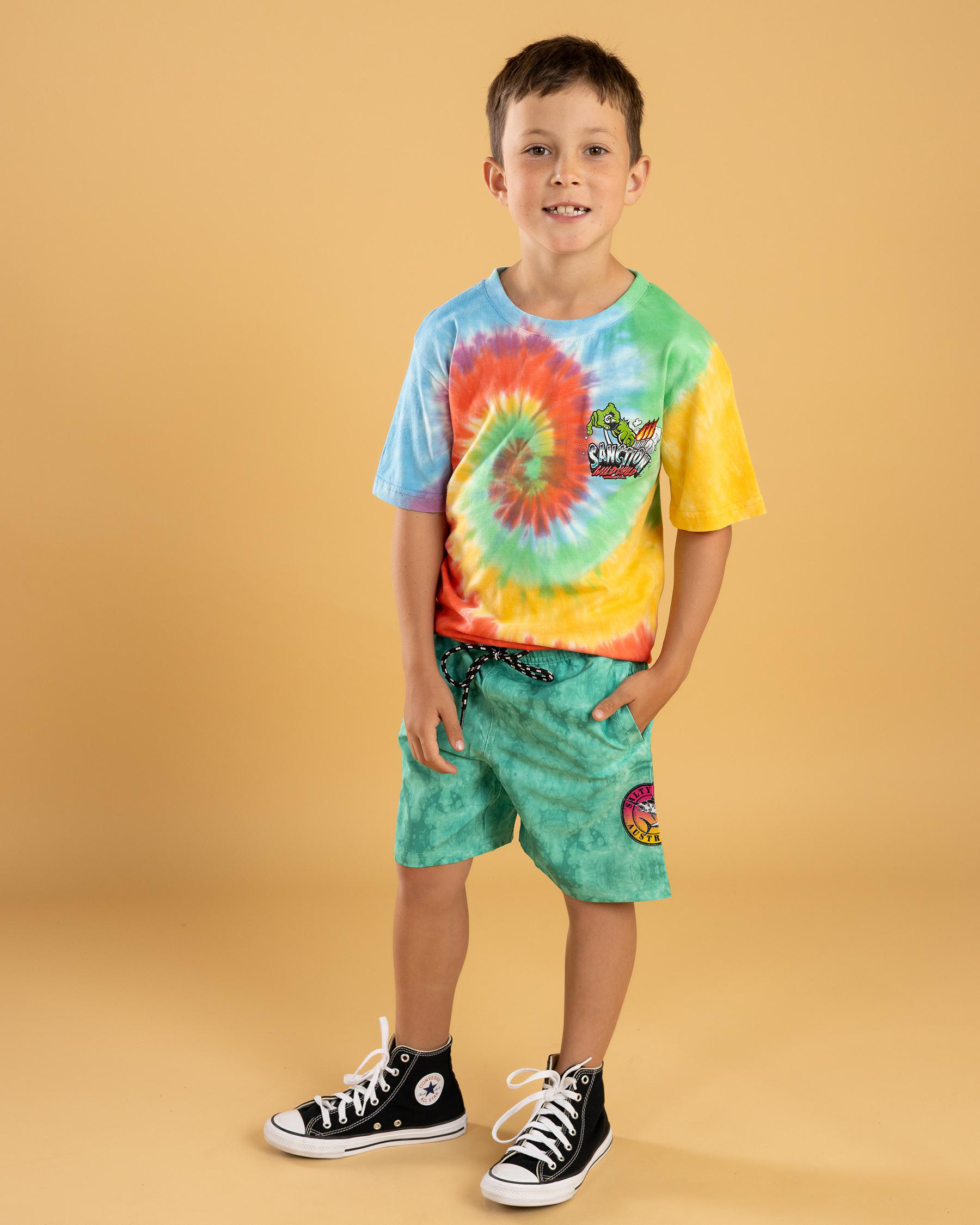 Toddlers' Billow Elastic Waist Shorts