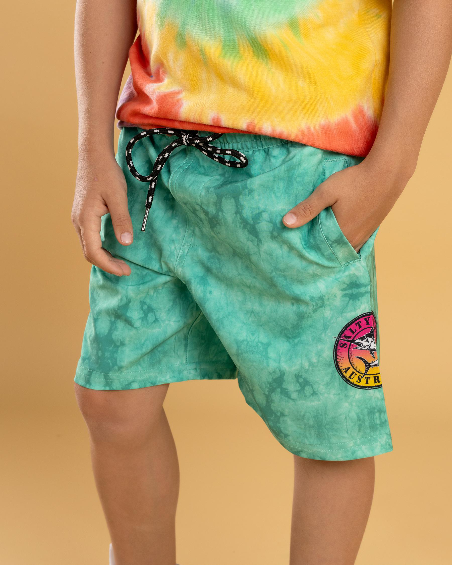 Toddlers' Billow Elastic Waist Shorts