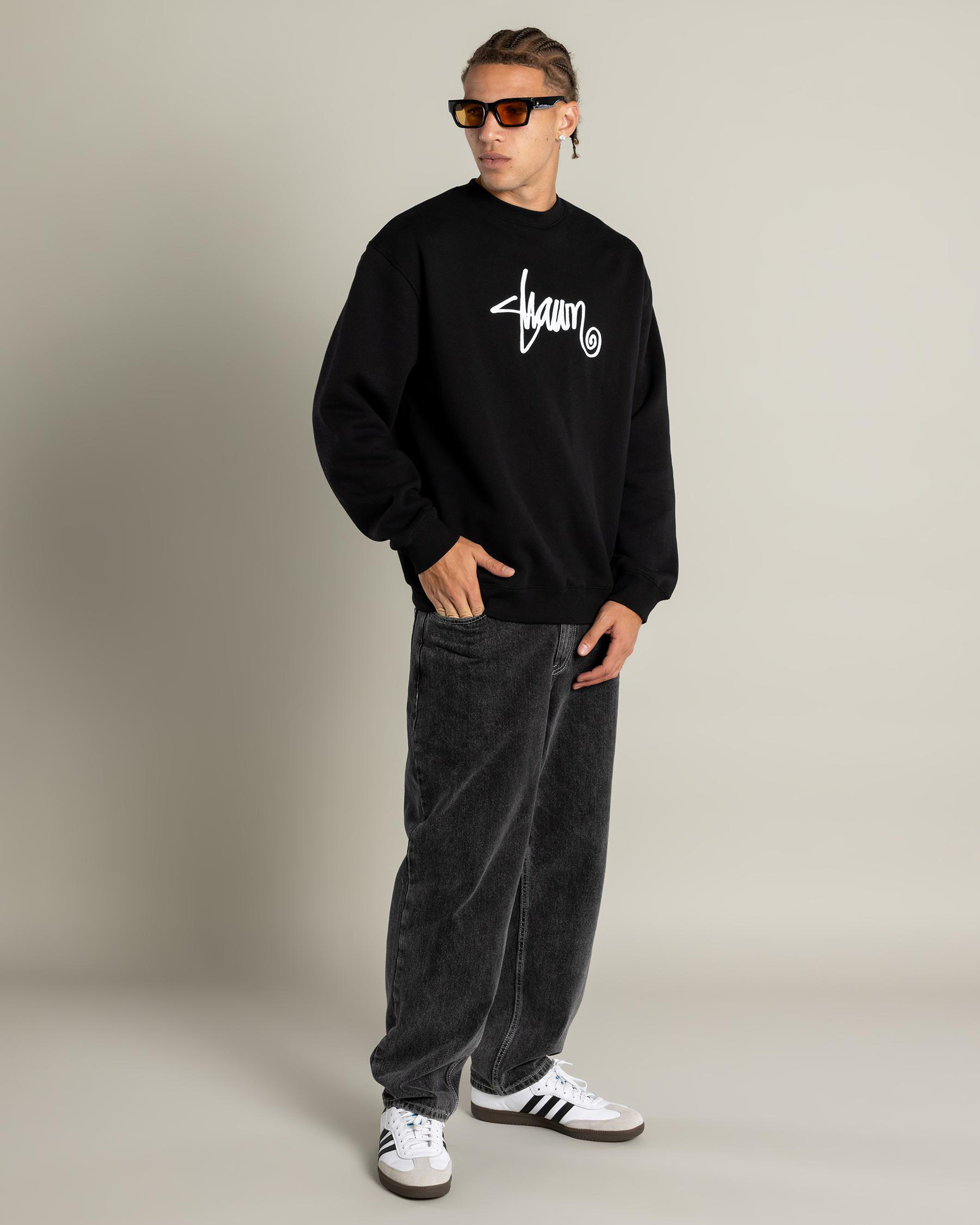 Shawn Script Crew Sweatshirt
