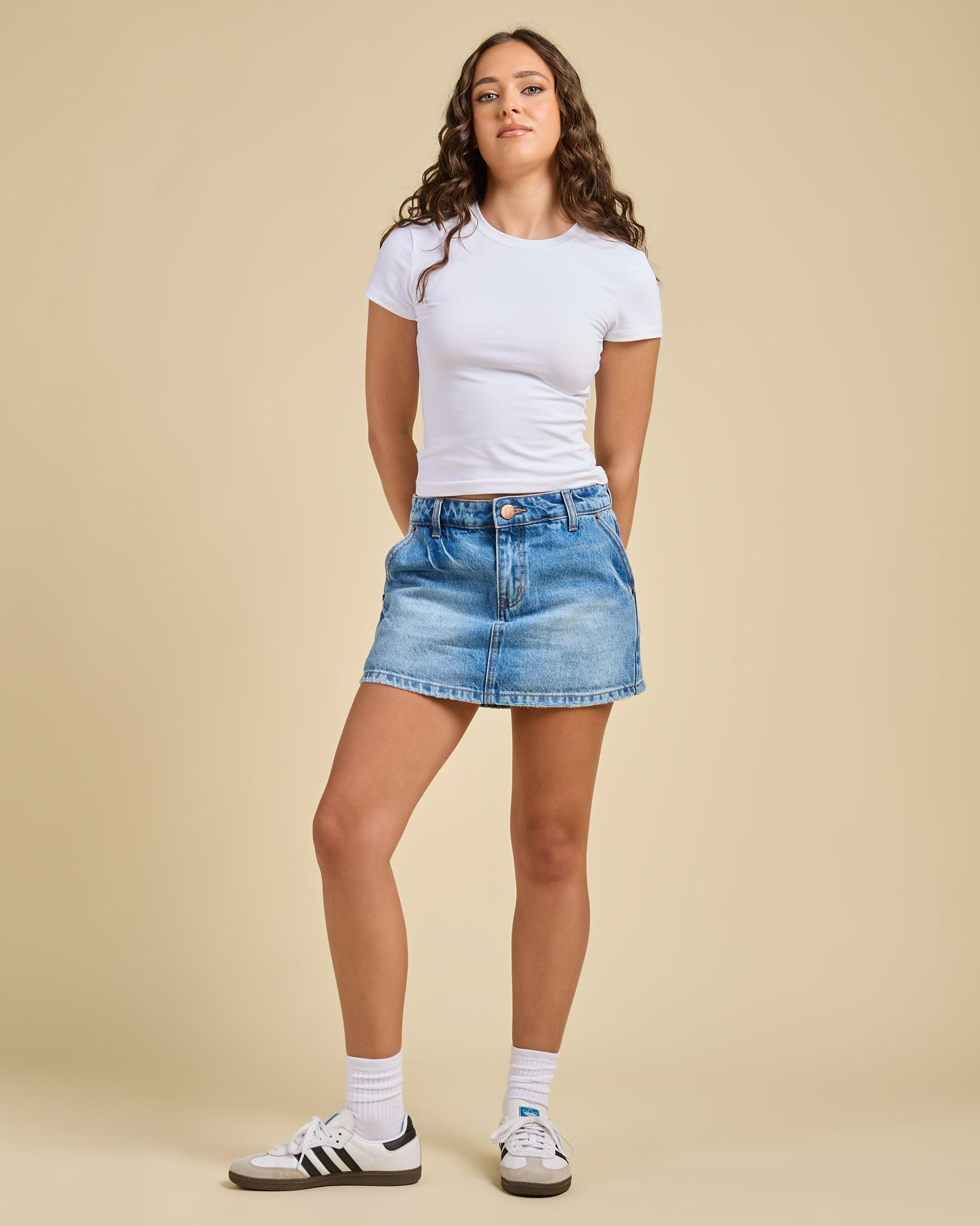 Shelly Denim Skort