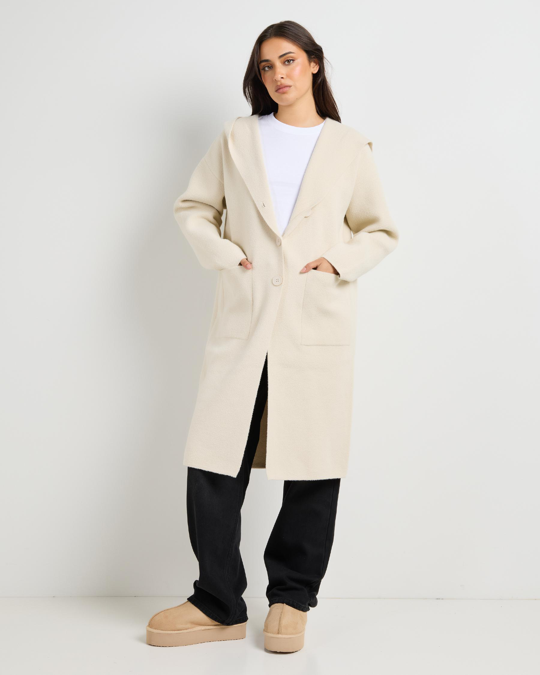 Verona Hooded Knit Coatigan