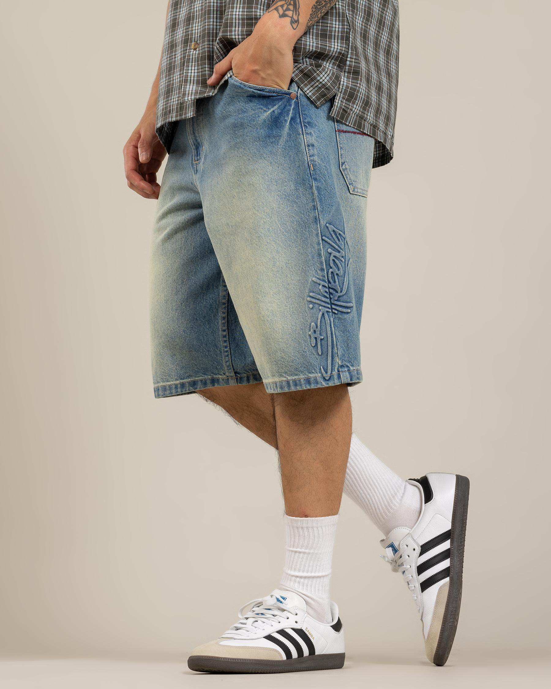 Script Smoko Denim Shorts