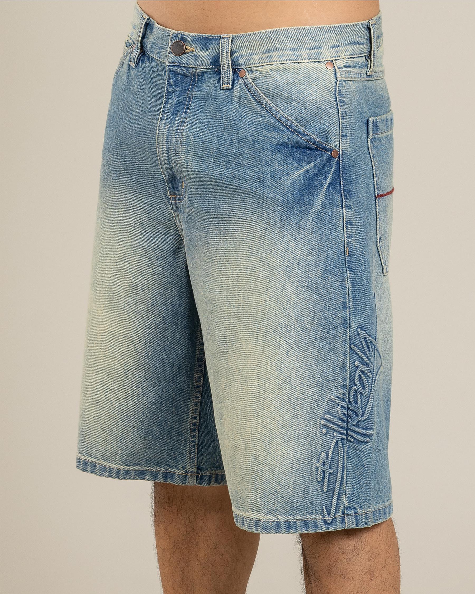 Script Smoko Denim Shorts