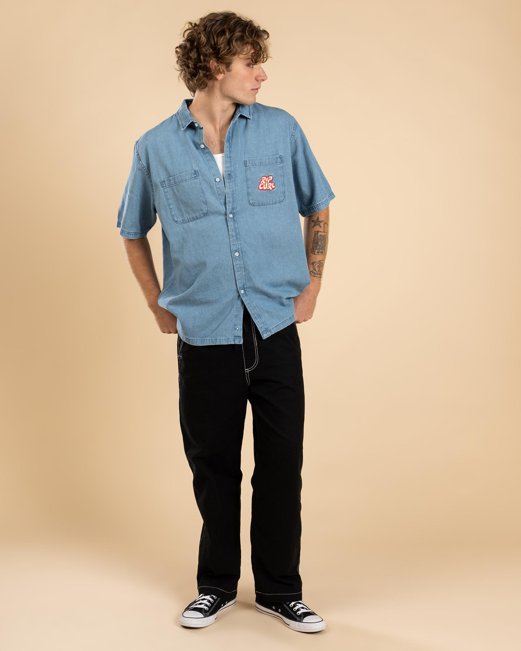 Raw Energy Denim Short Sleeve Shirt