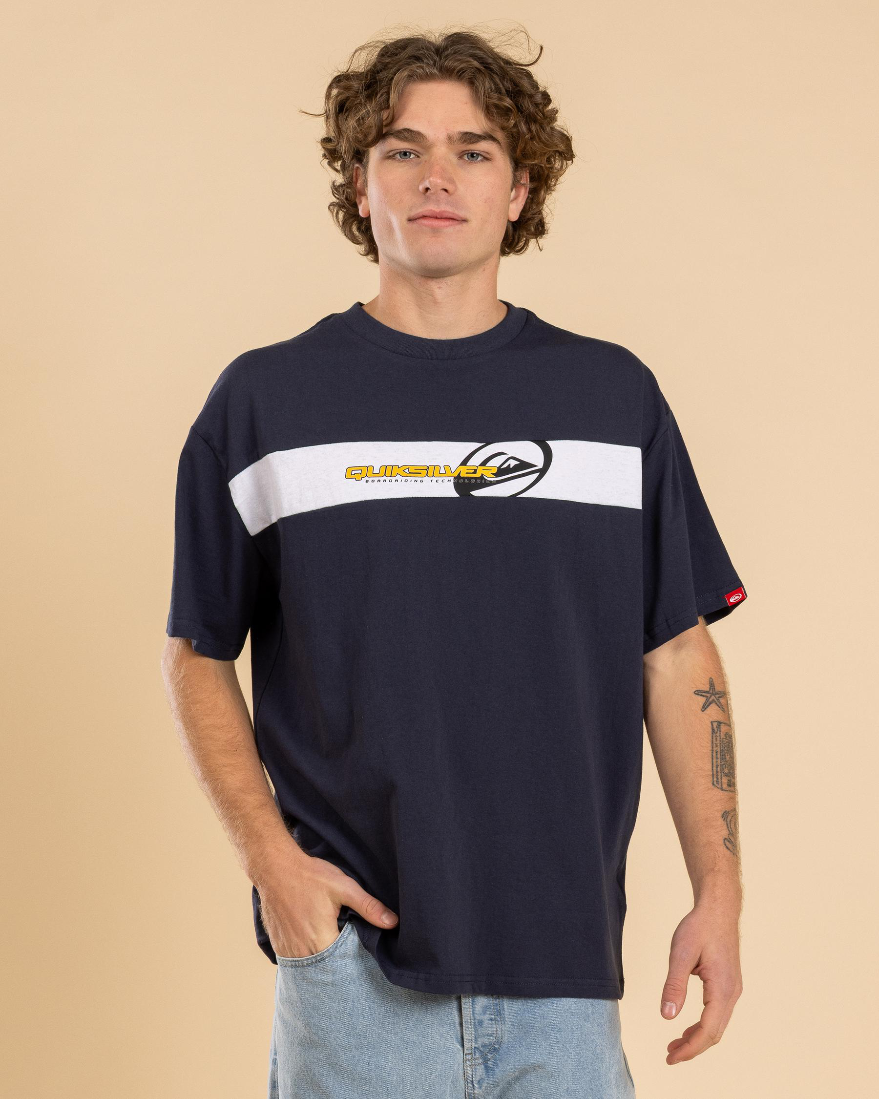 Tilt Panel Knit T-Shirt