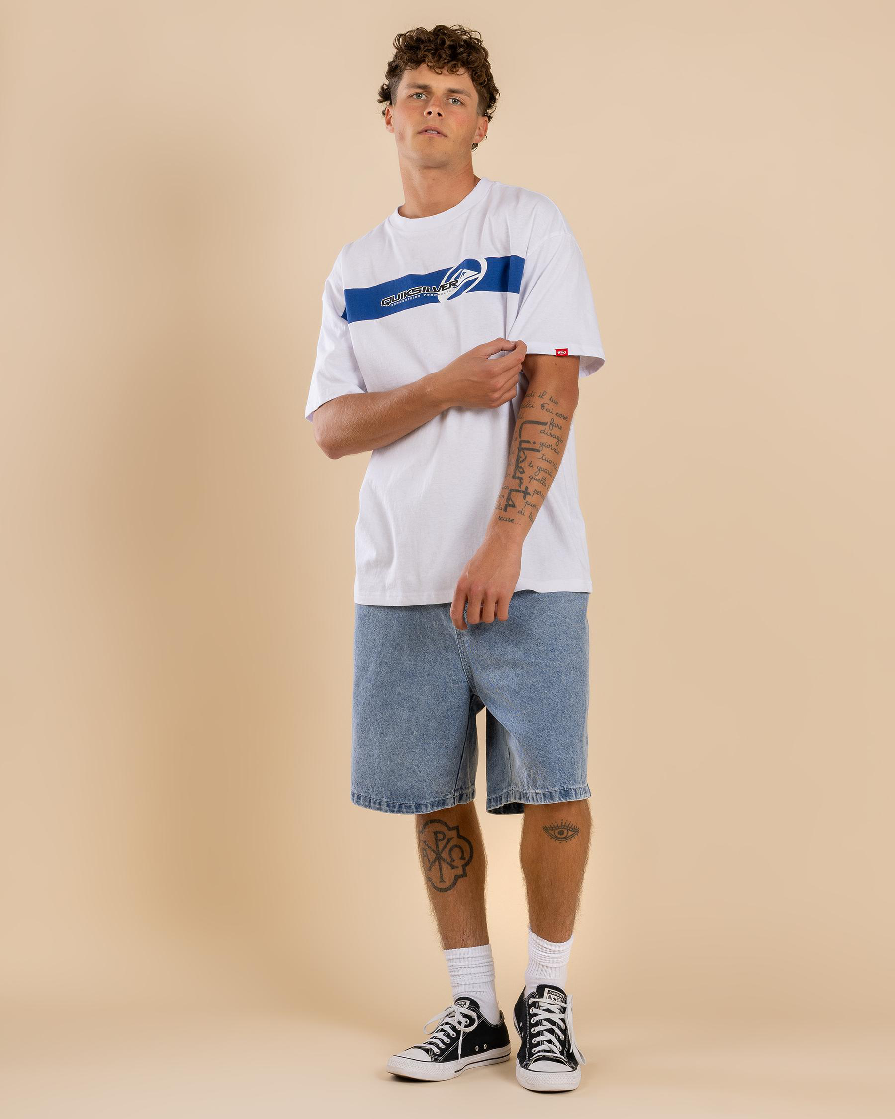 Tilt Panel Knit T-Shirt