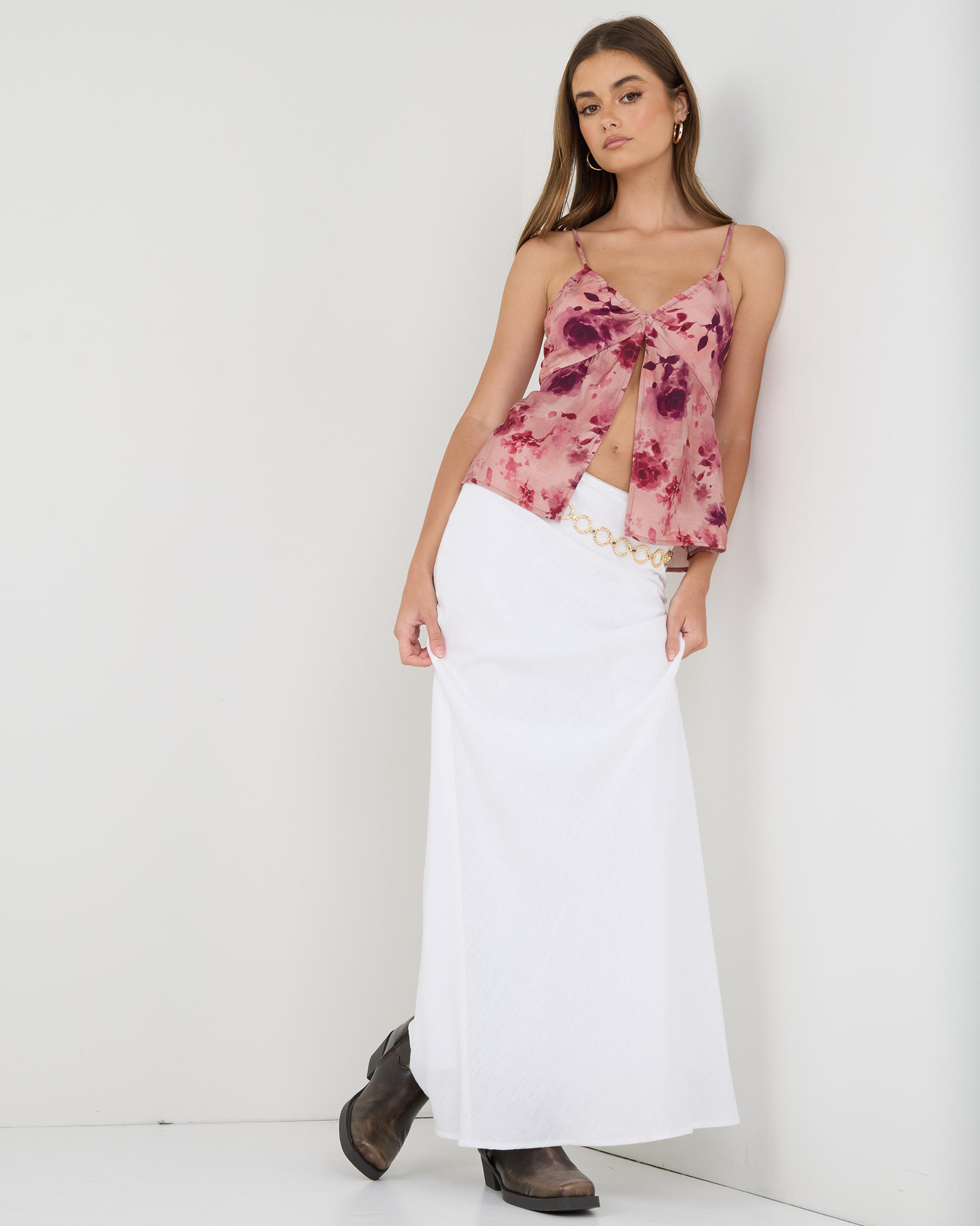 Aster Split Front Top