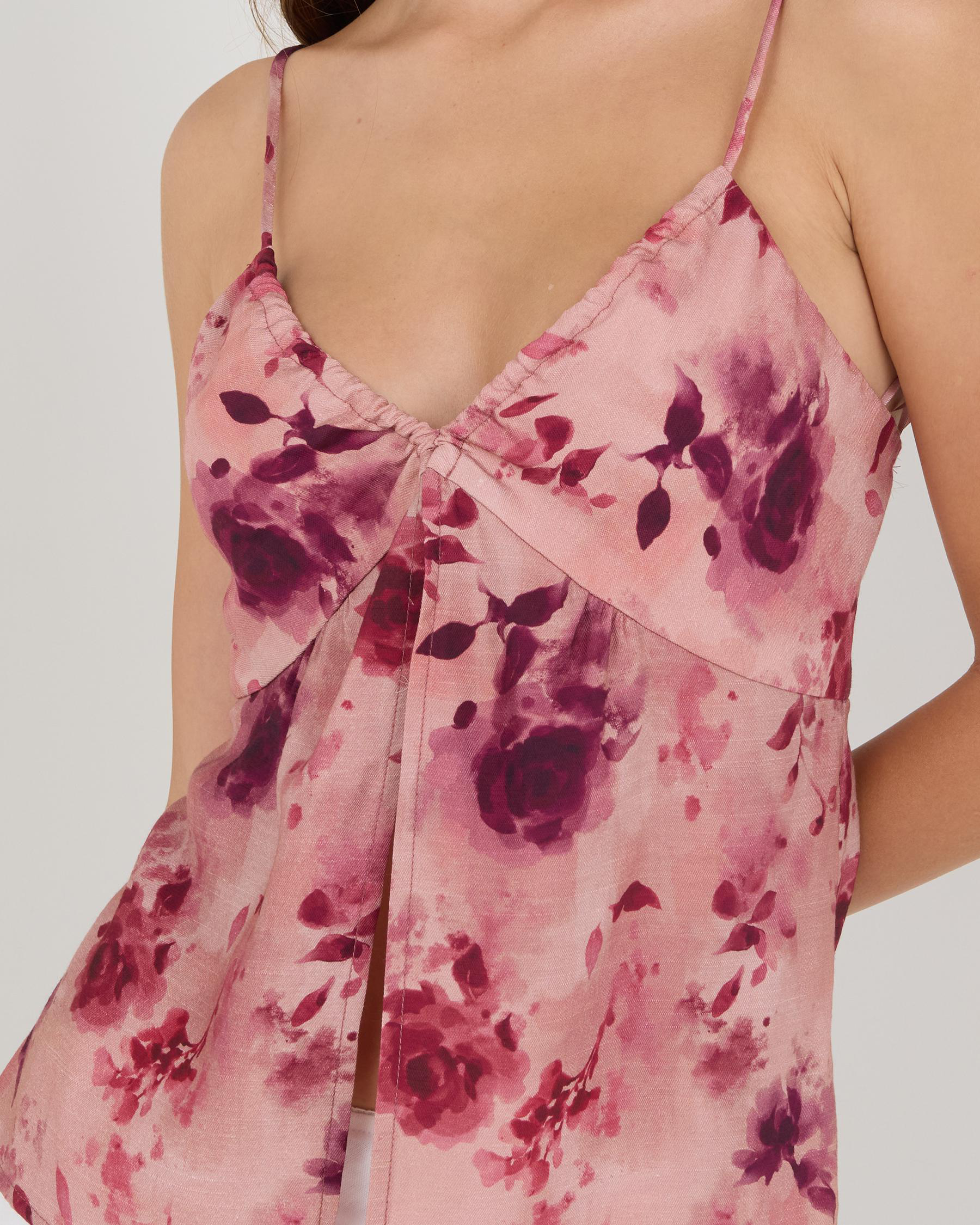 Aster Split Front Top