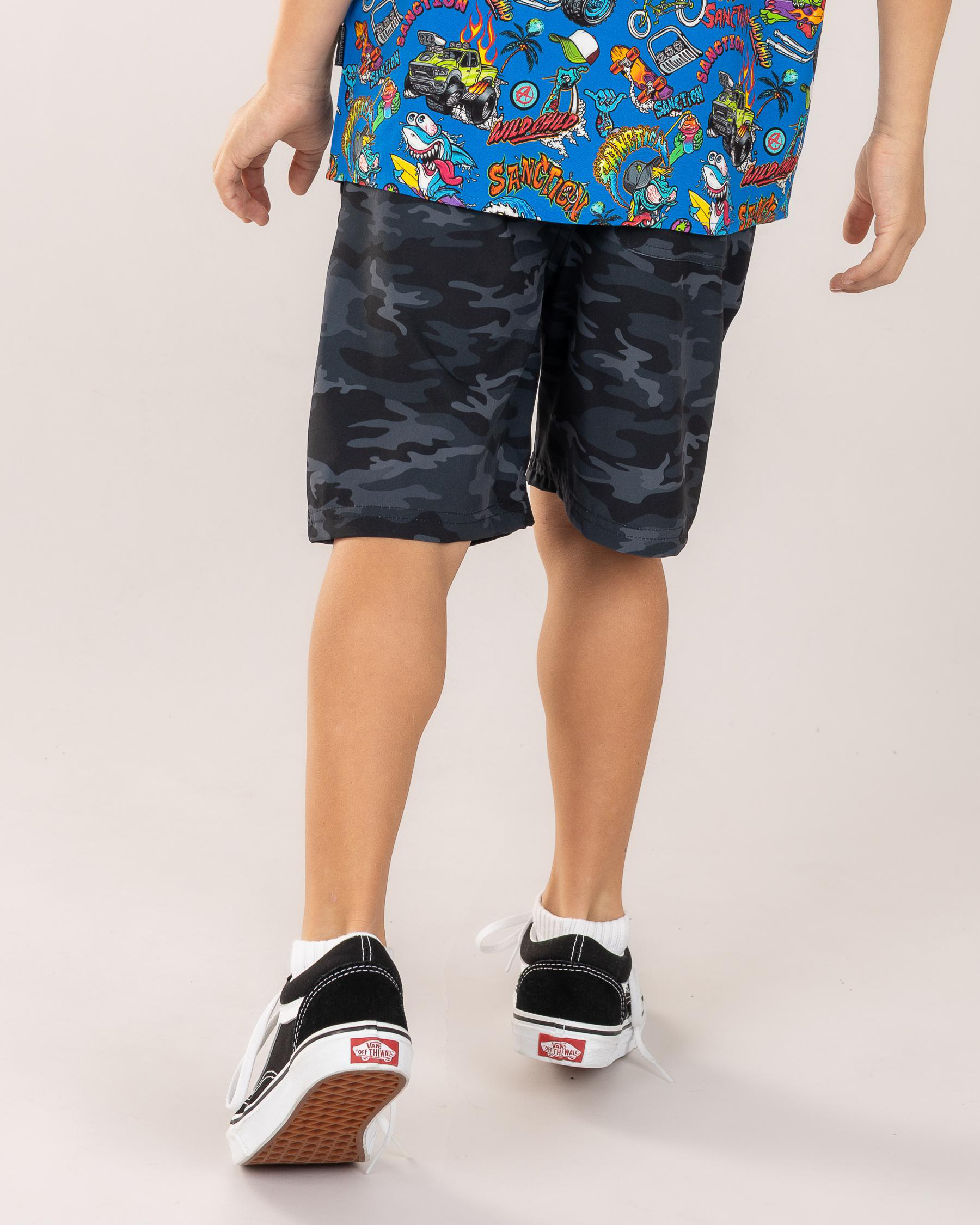 Cloak Elastic Waist Shorts