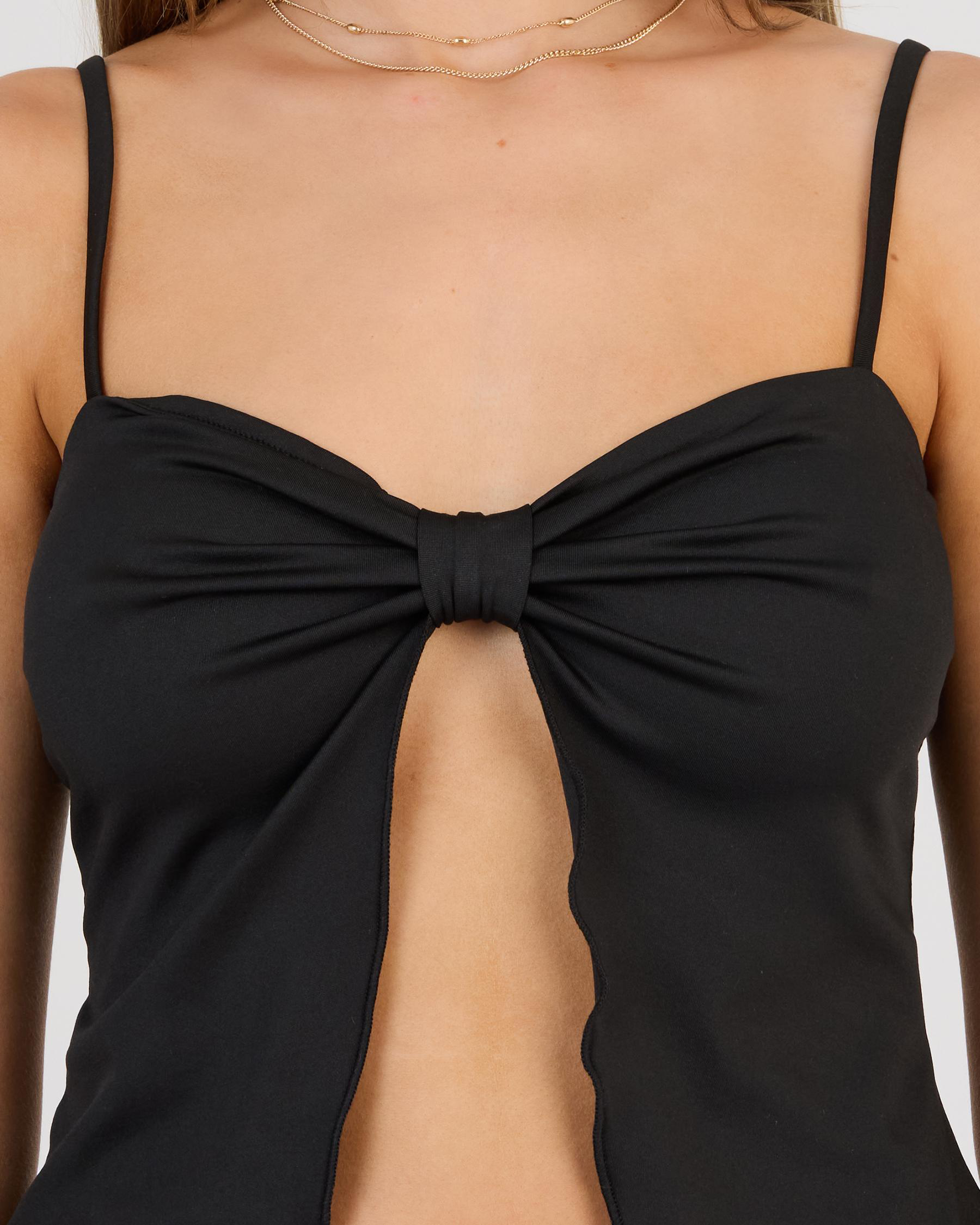 Hannah Split Front Top