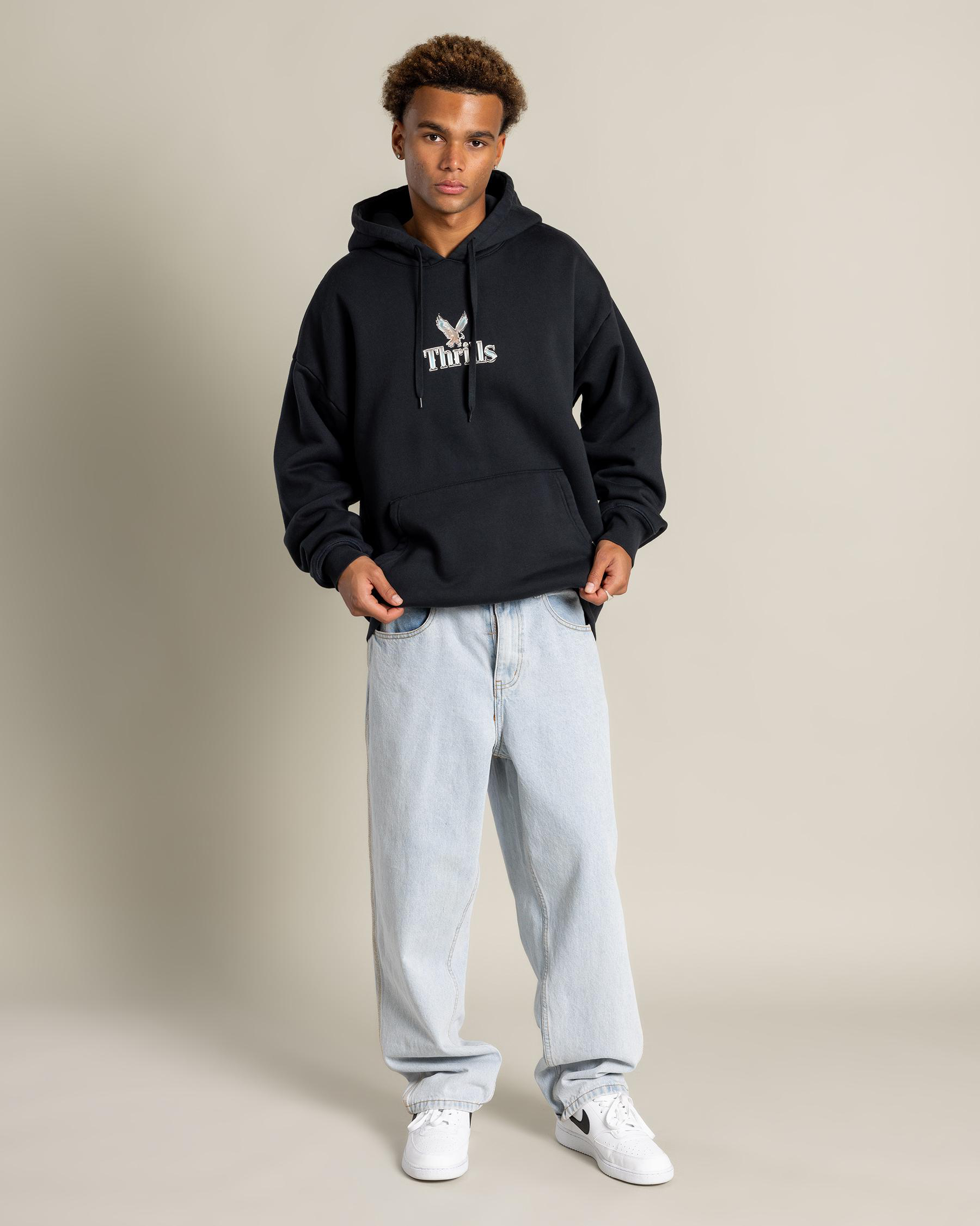 Strength & Glory Slouch Pull On Hoodie