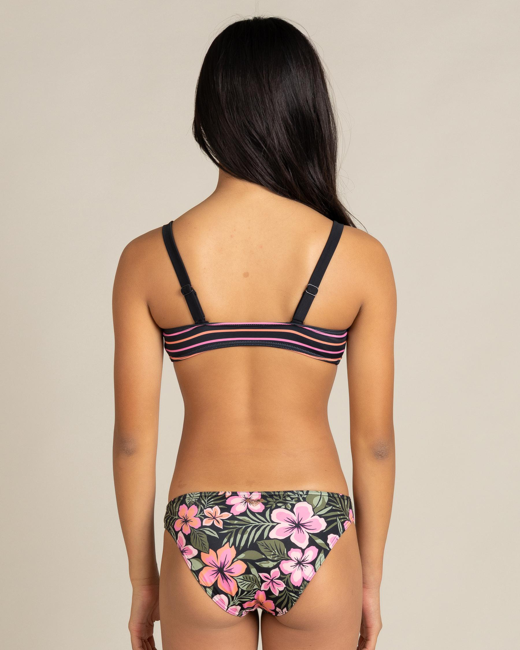 Active Floral Bralette Bikini Set