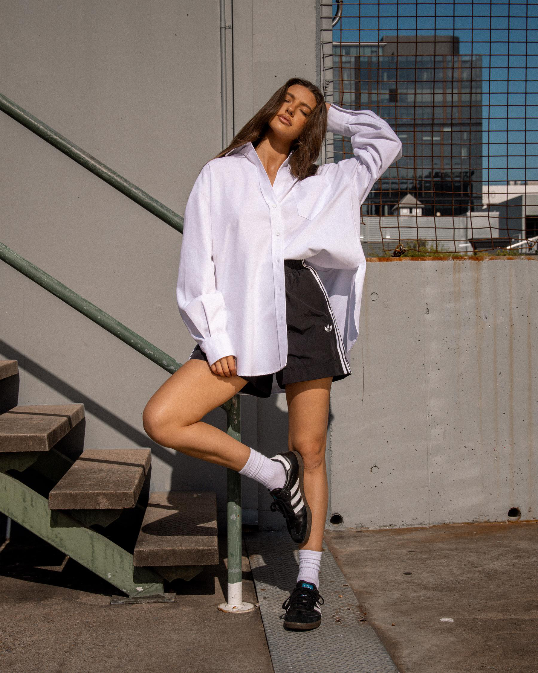 3 Stripe Woven Ripstop Shorts