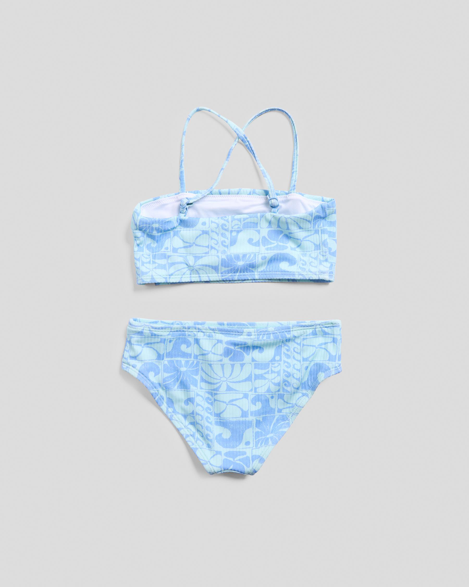 Toddlers' Oceanic Rib Bikini Set