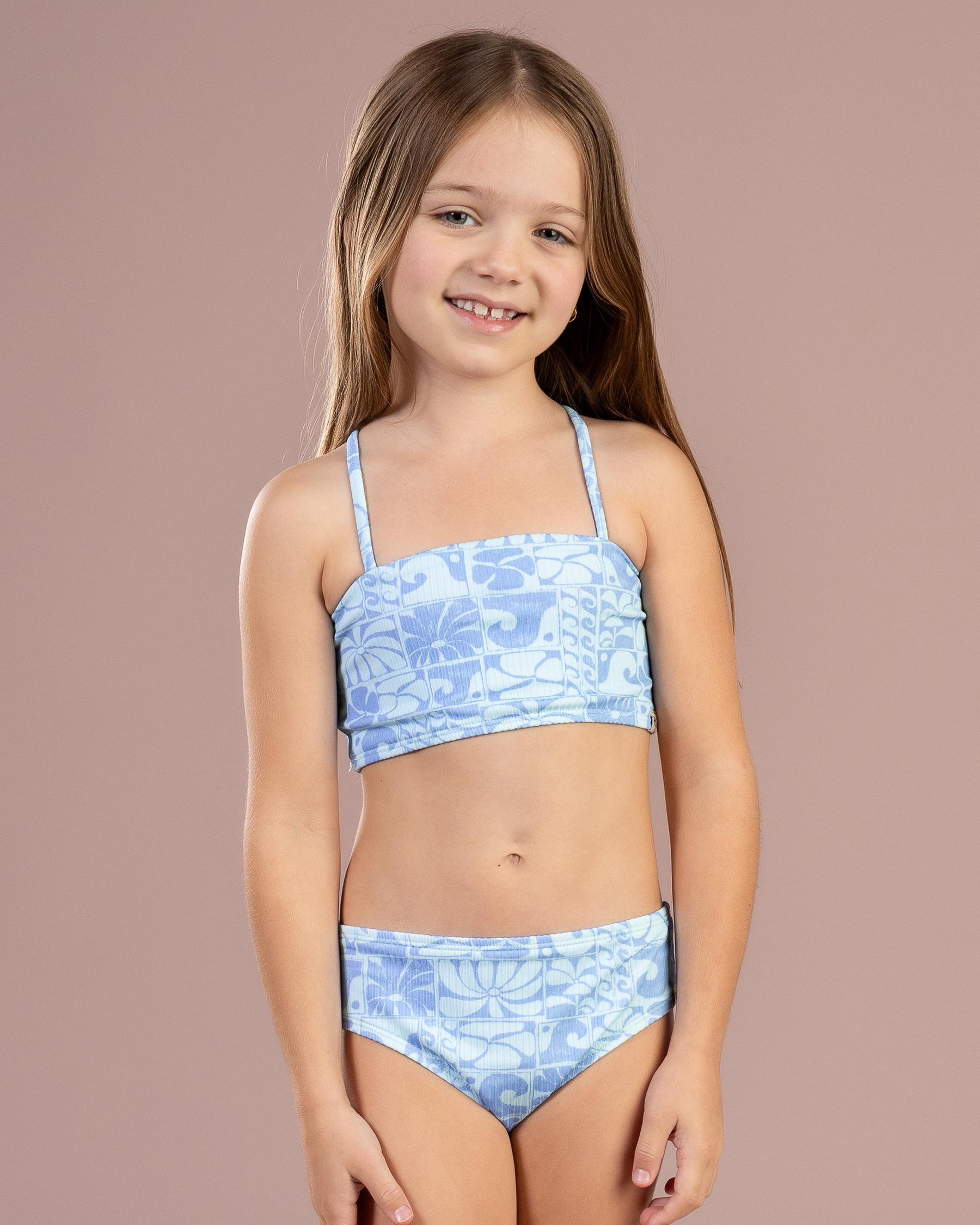 Toddlers' Oceanic Rib Bikini Set