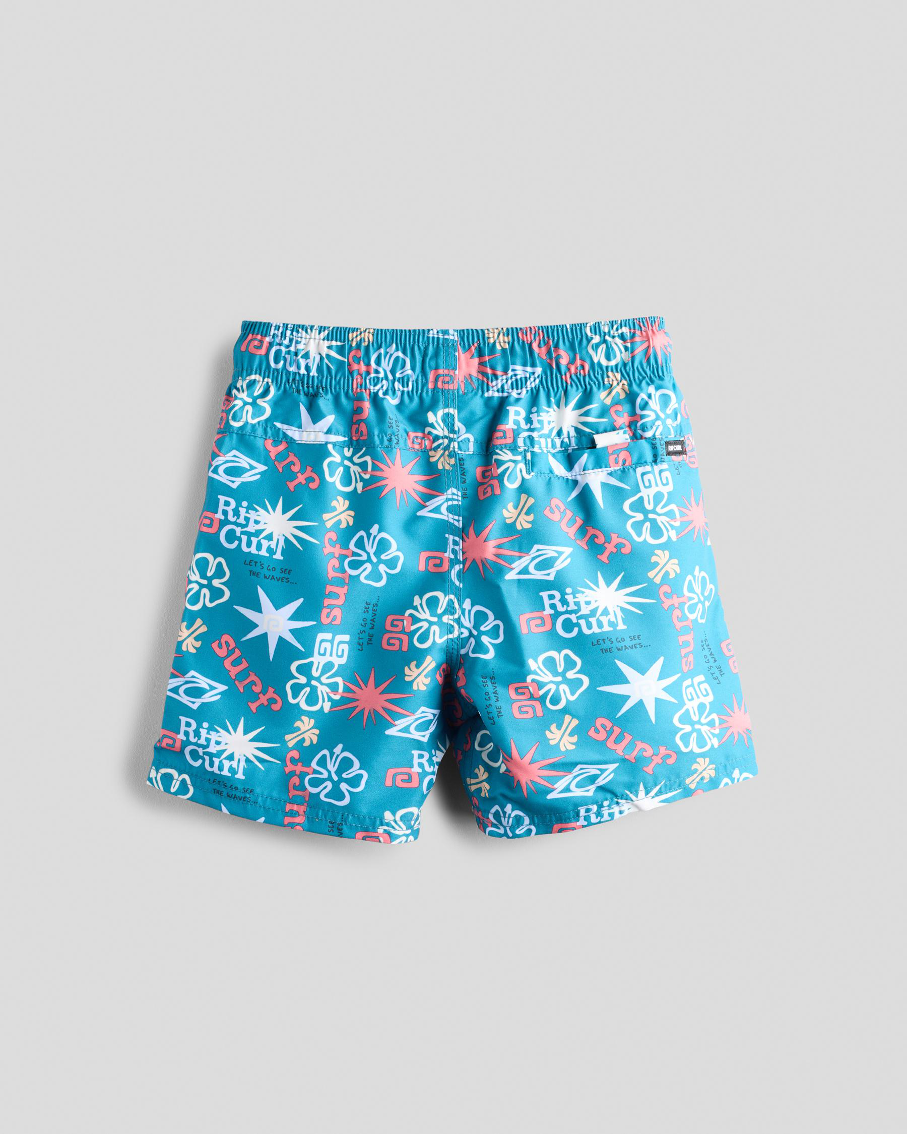 Toddler's Wave Dayz Volley Board Shorts