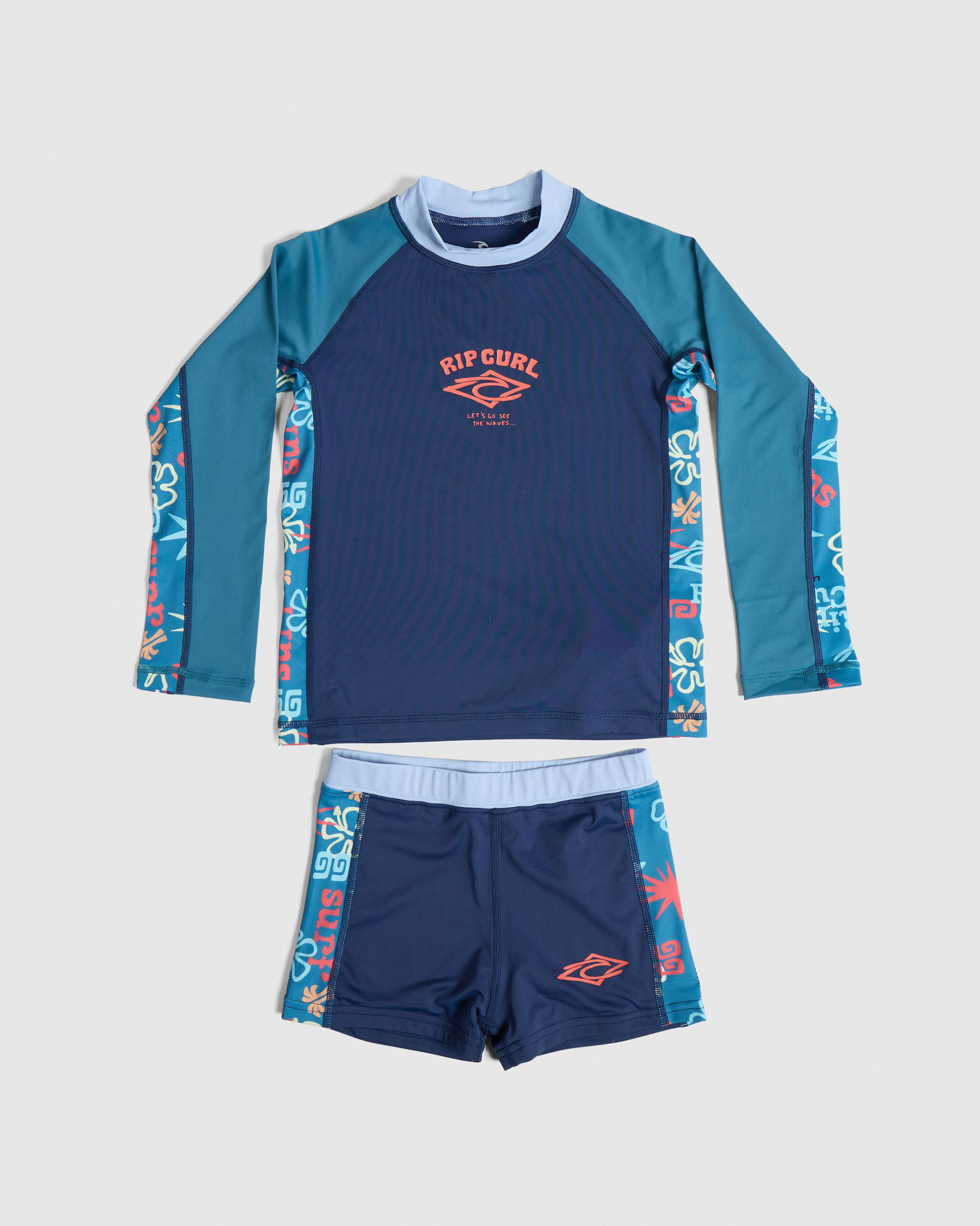 Toddler's Wave Dayz 2 Piece Rash Vest