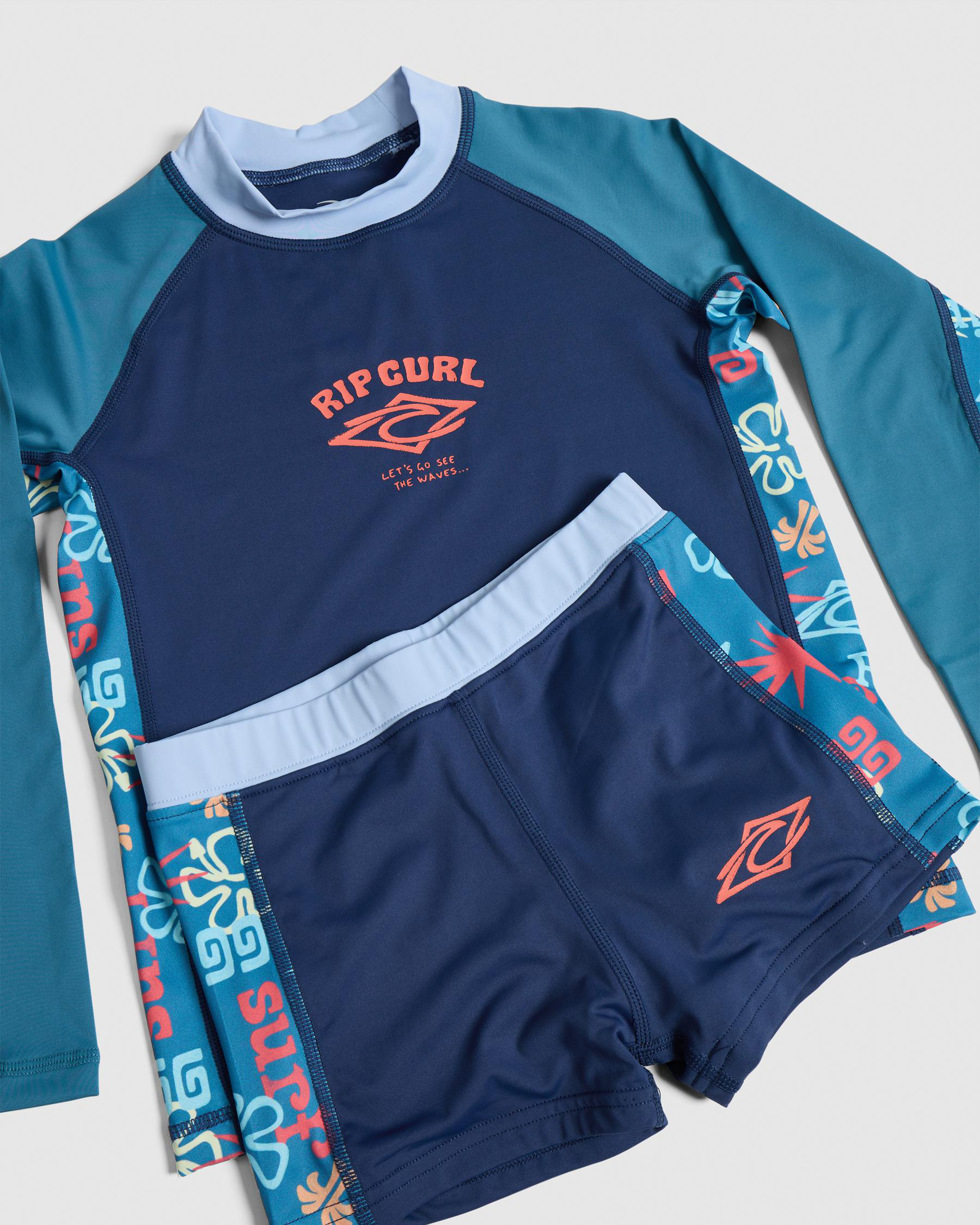 Toddler's Wave Dayz 2 Piece Rash Vest