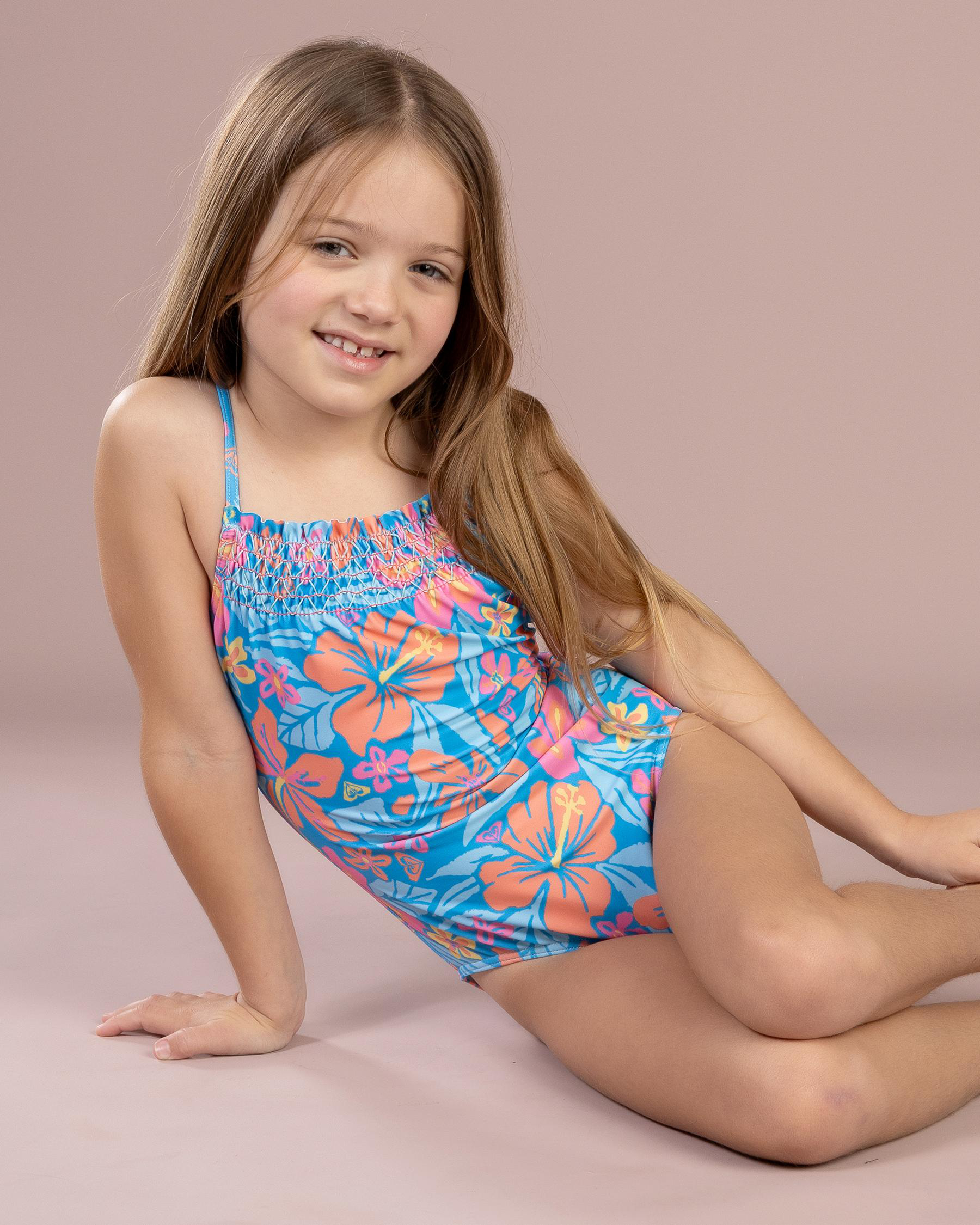 Toddlers' Hibiscus Hugs One Piece Swimsuit
