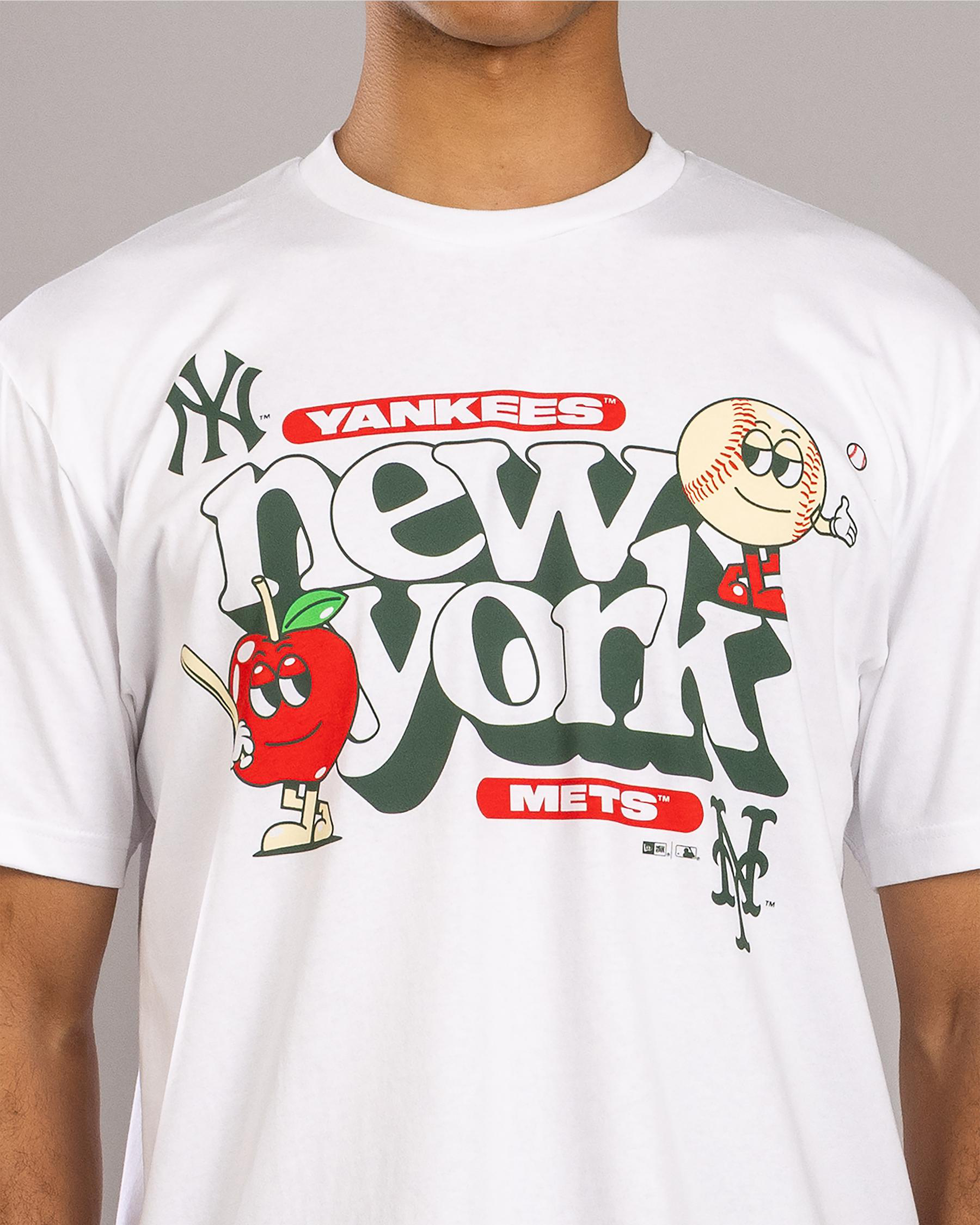 NY Yankees vs NY Mets Souvenir Oversized T-Shirt