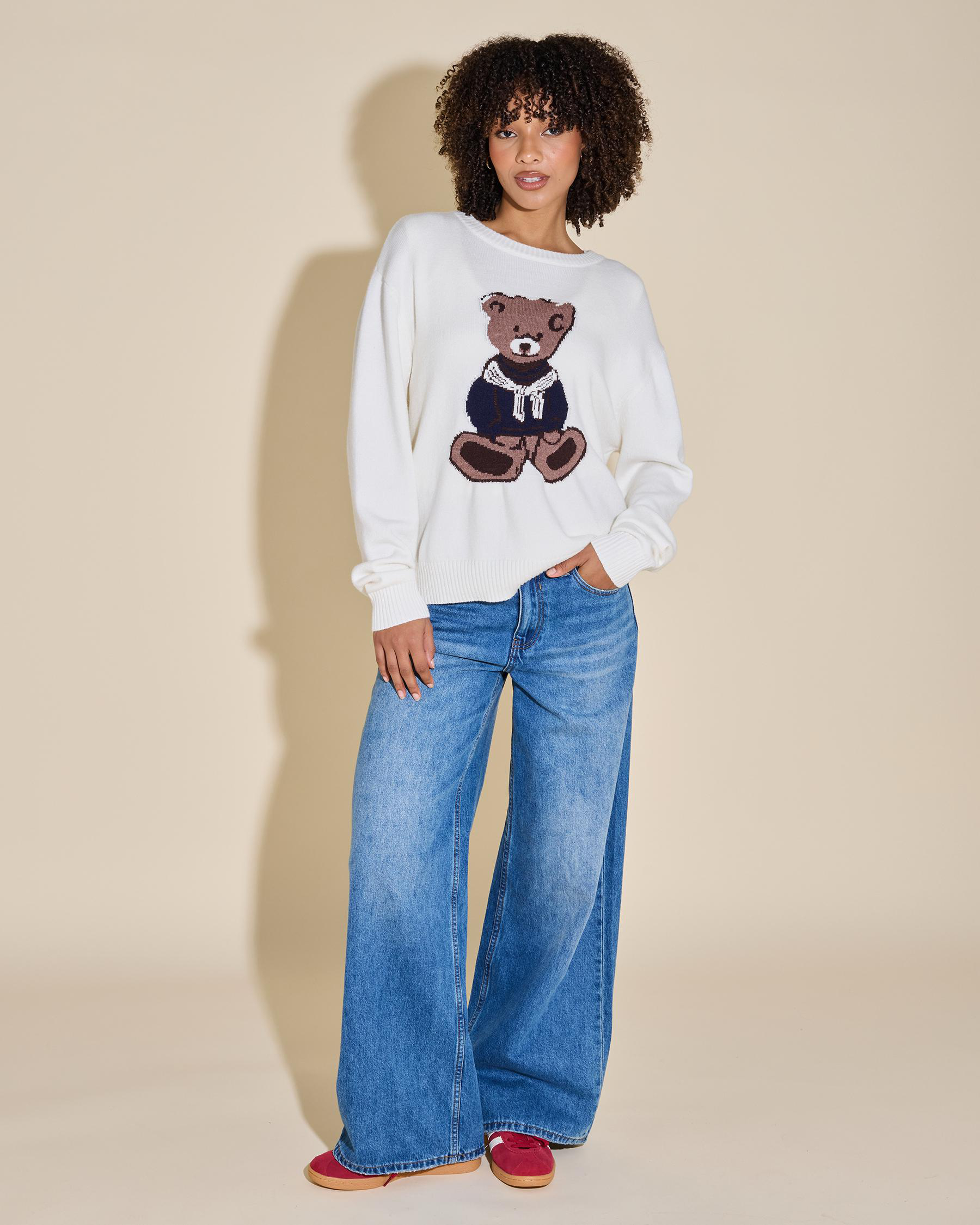 Teddy Bear Knit Jumper