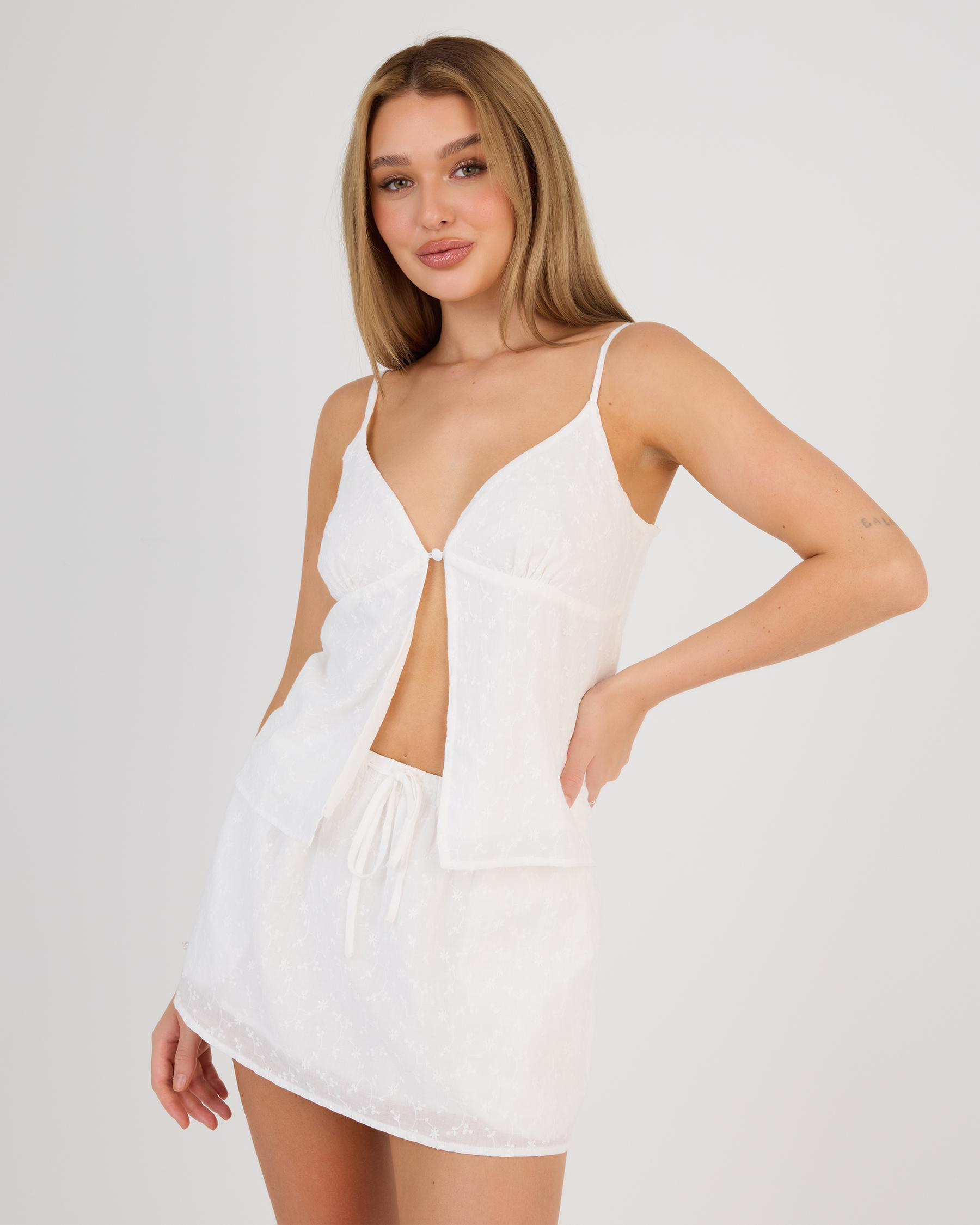 Aubrey Split Front Top