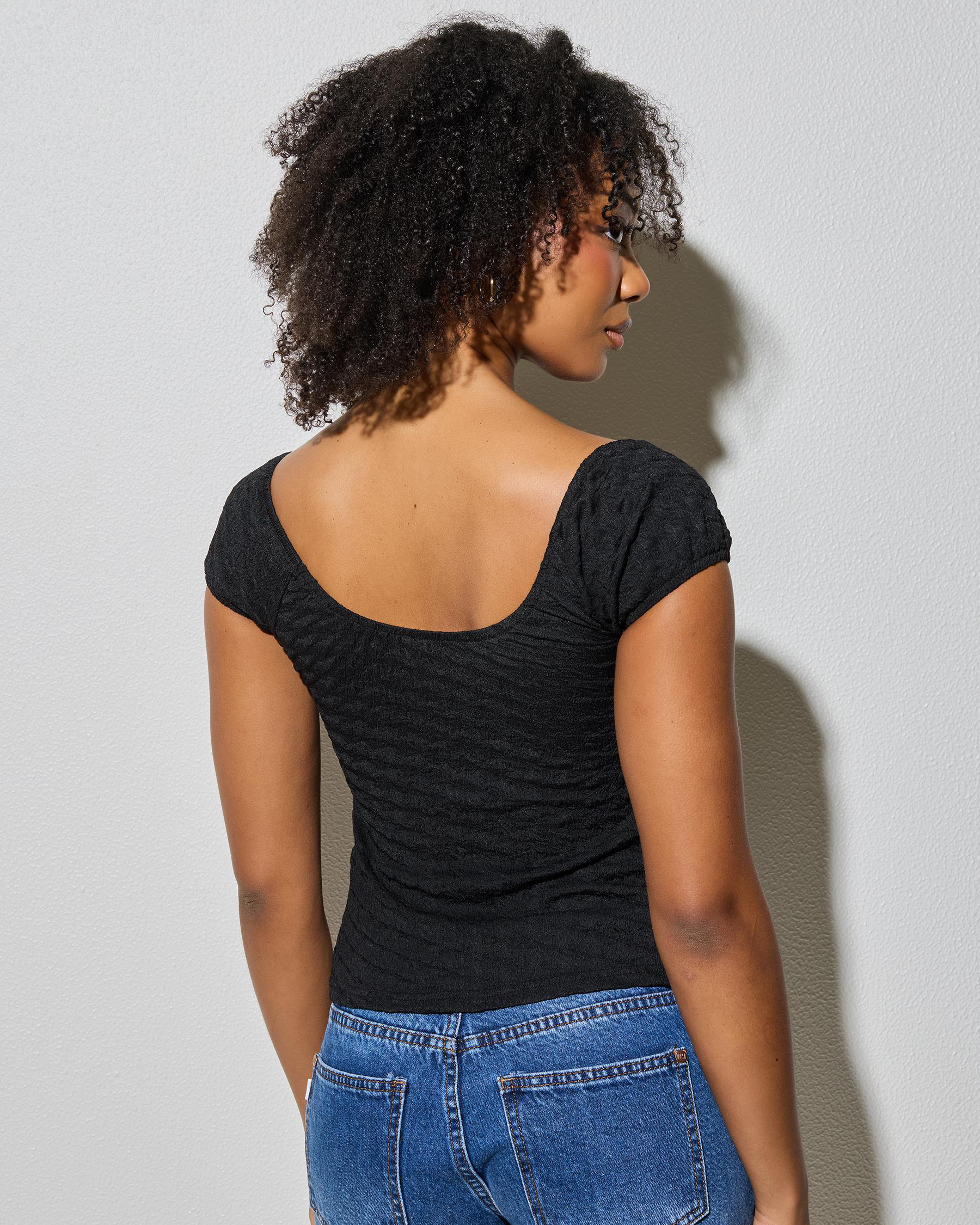 Mackena Split Front Top