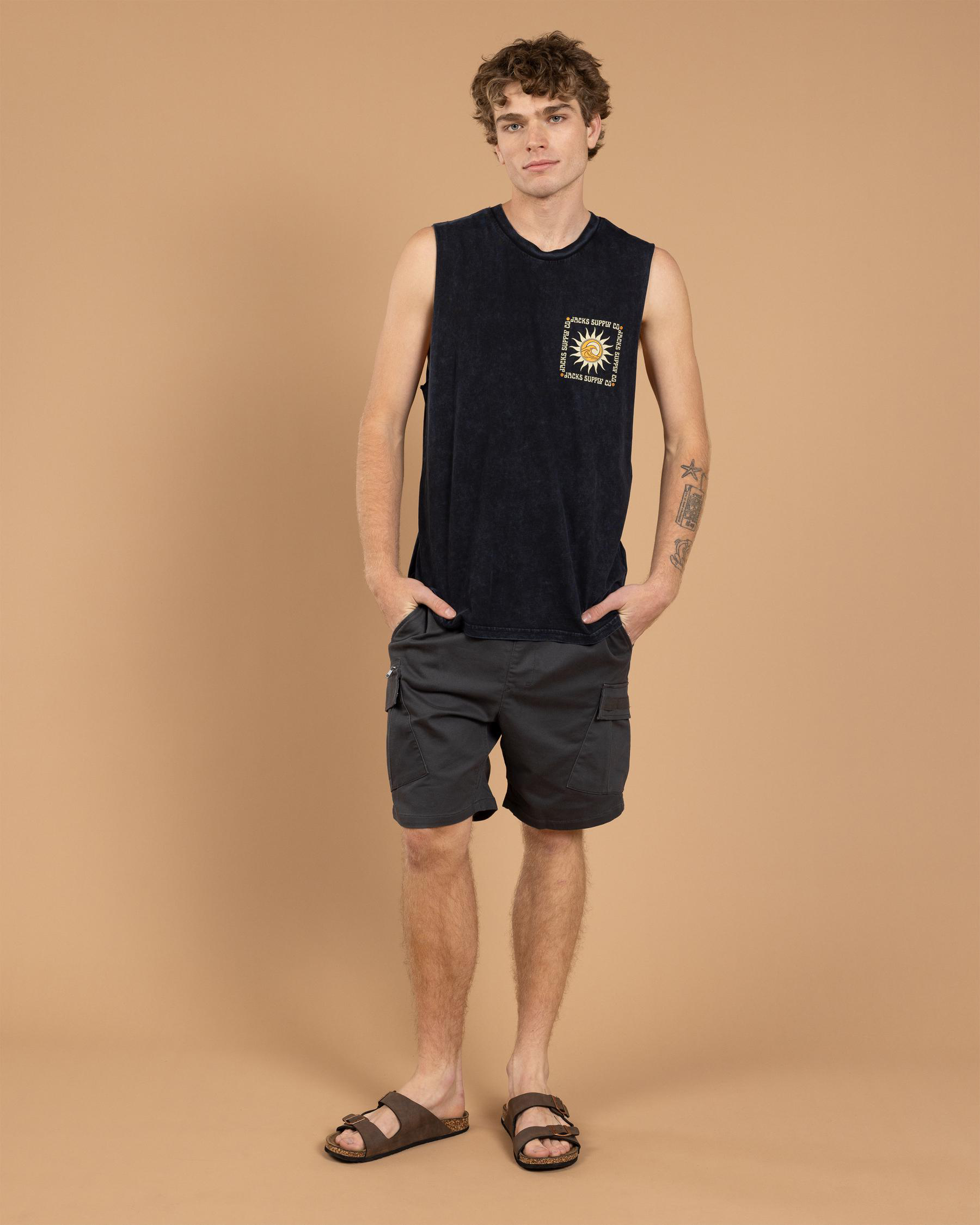 Golden Glow Muscle Tank