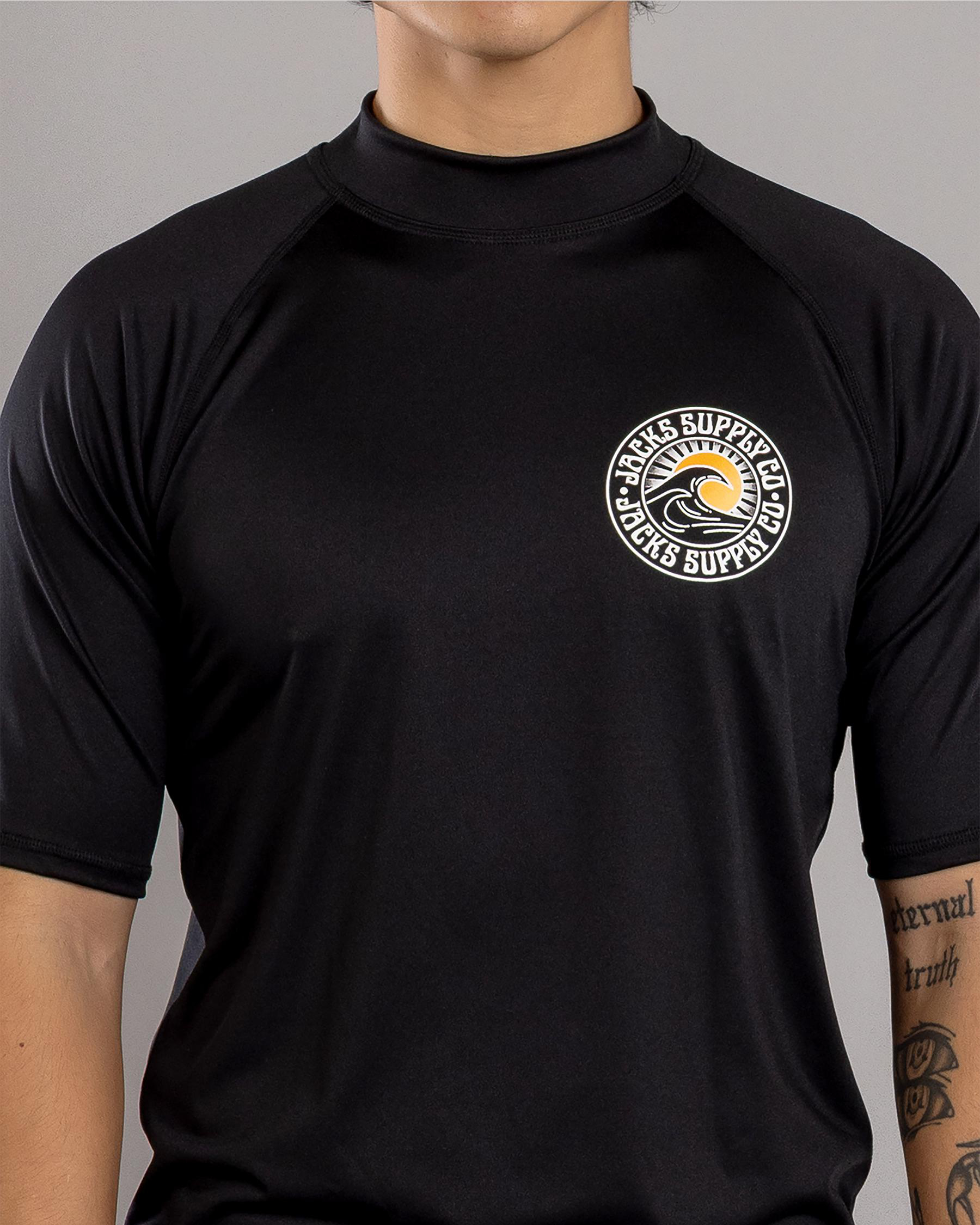 Waves Short Sleeve Rash Vest