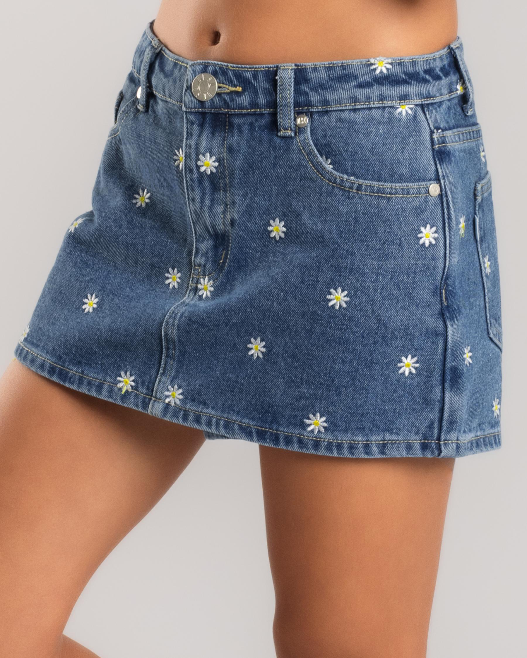 Allegra Denim Skort