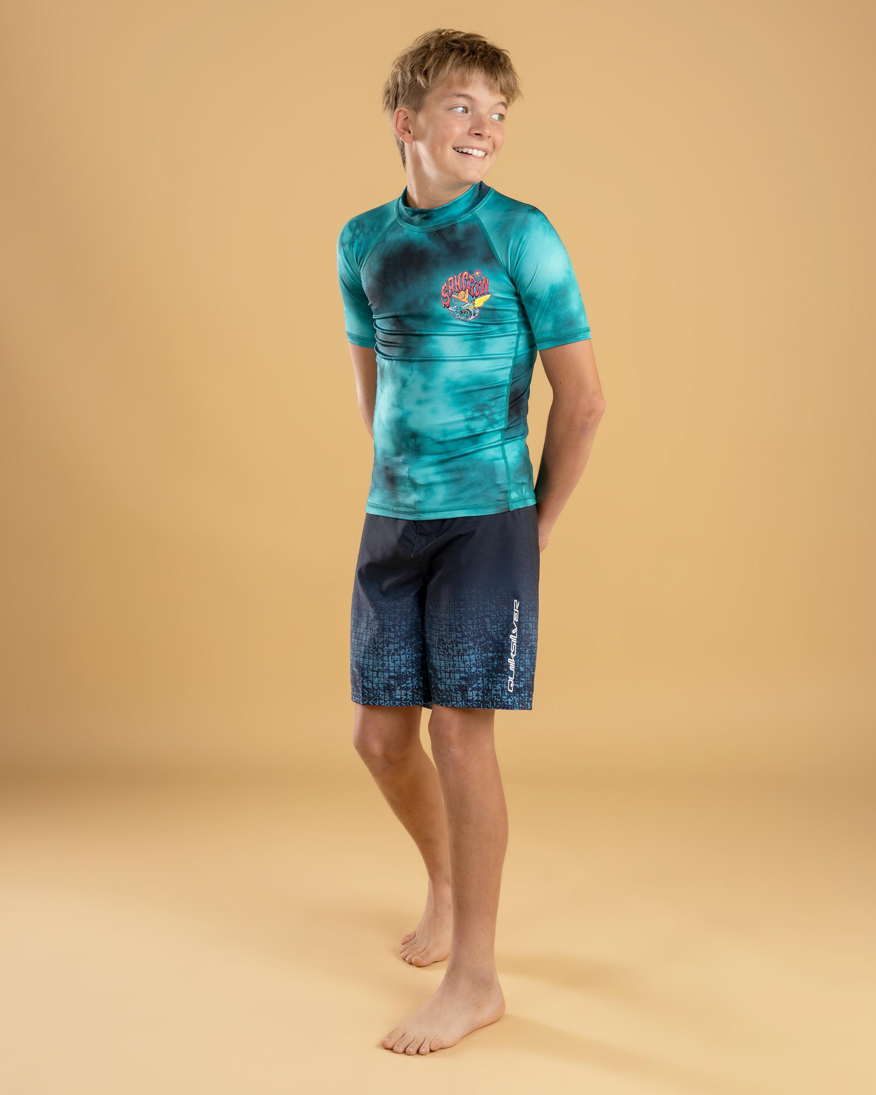 Scrap Short Sleeve Rash Vest