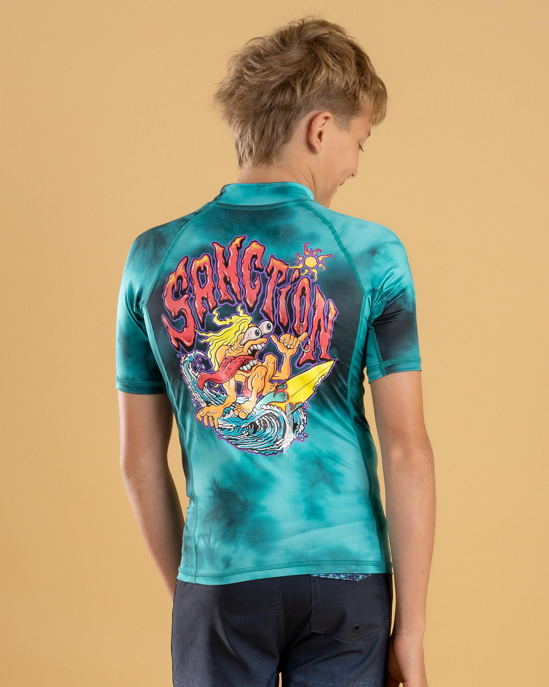 Scrap Short Sleeve Rash Vest