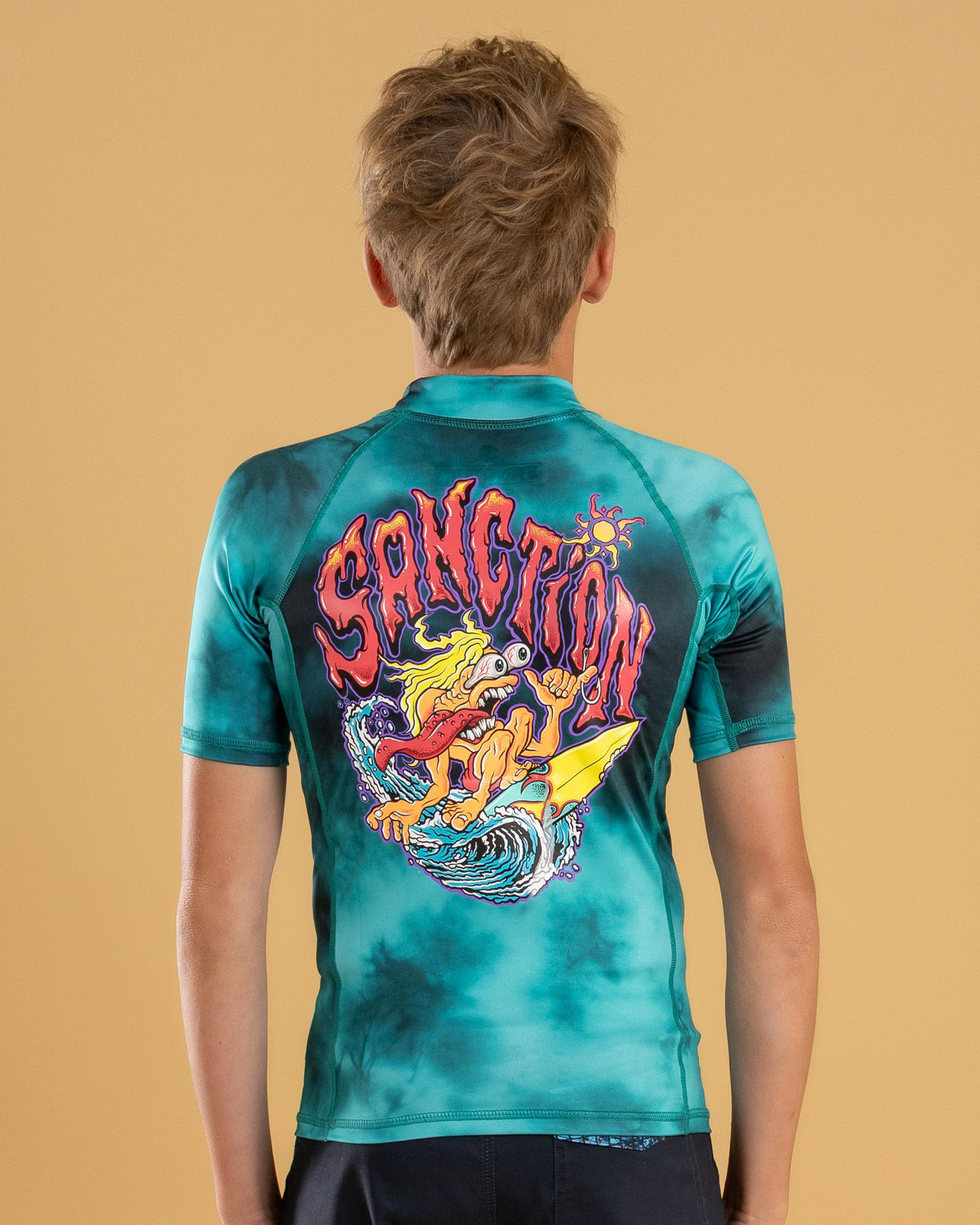 Scrap Short Sleeve Rash Vest