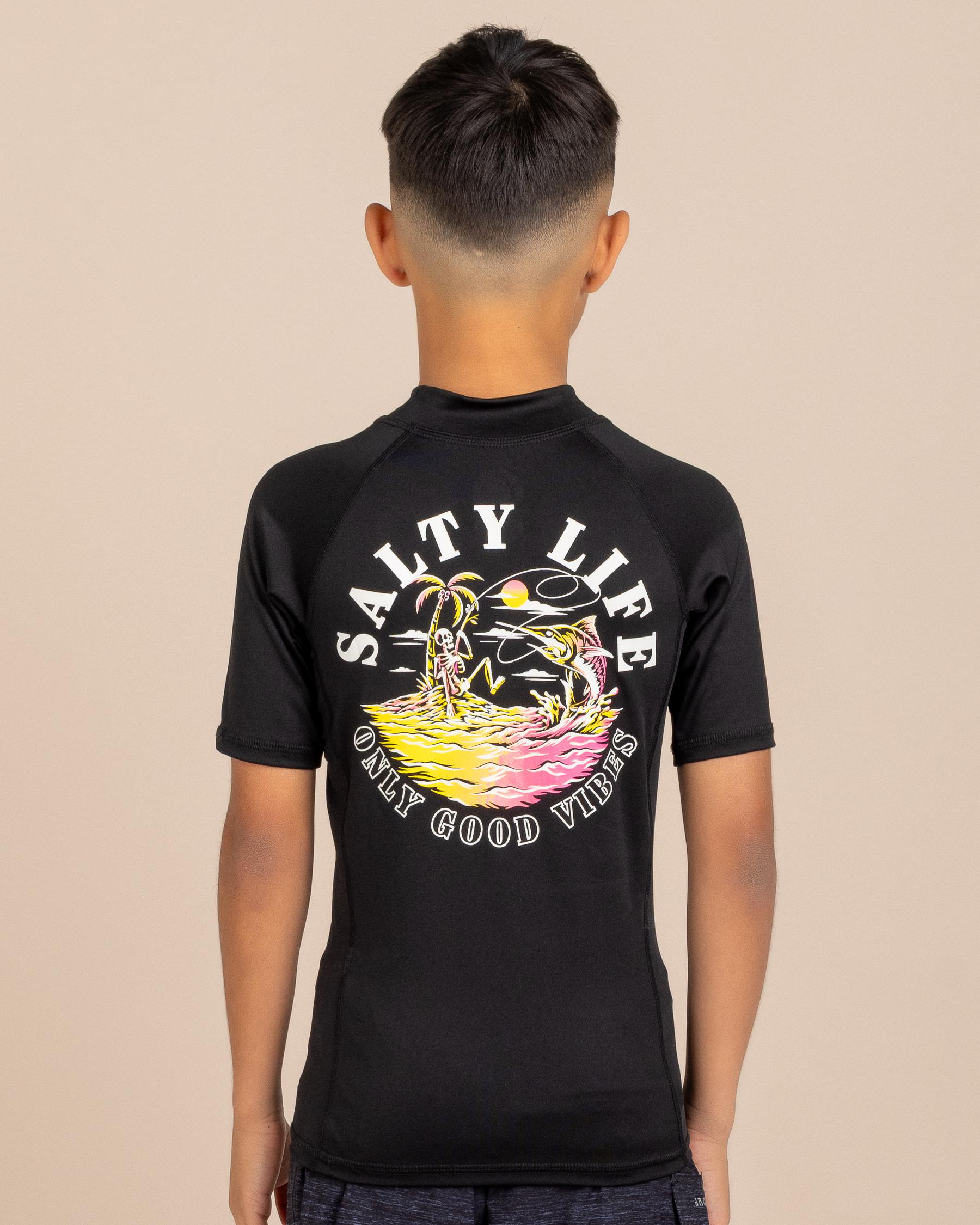 Good Vibes Short Sleeve Rash Vest