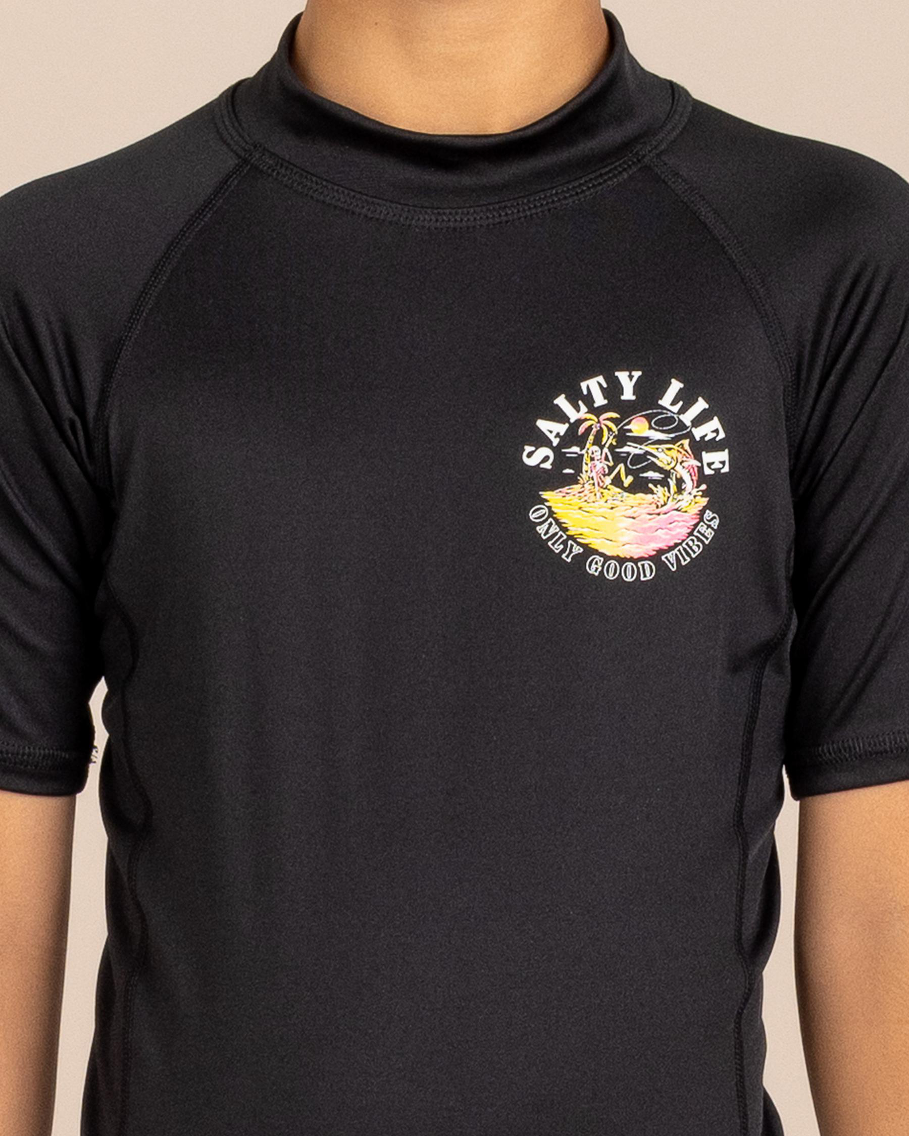 Good Vibes Short Sleeve Rash Vest