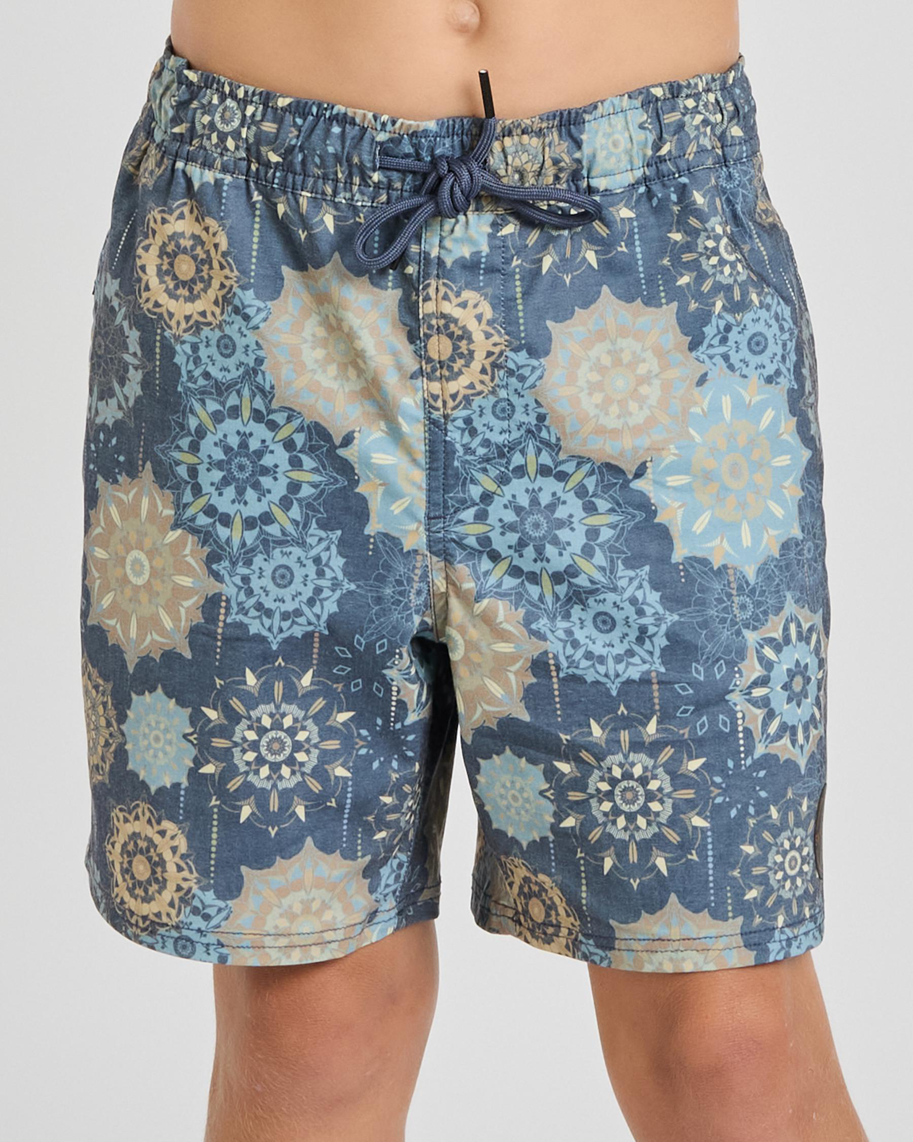 Spiral Elastic Waist Shorts
