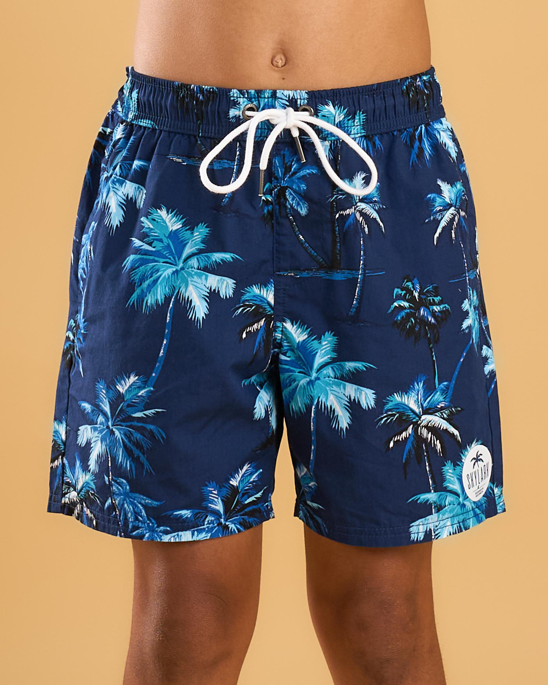Island Elastic Waist Shorts