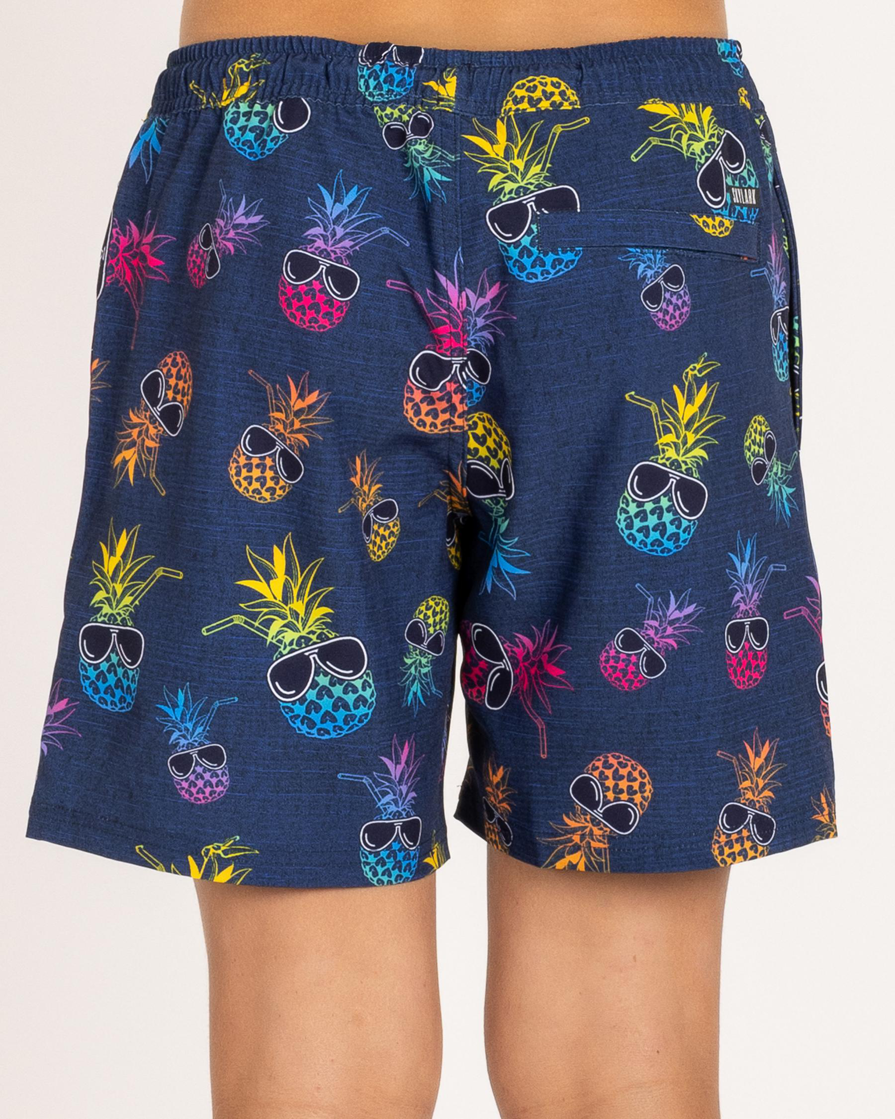 Scene Elastic Waist Shorts