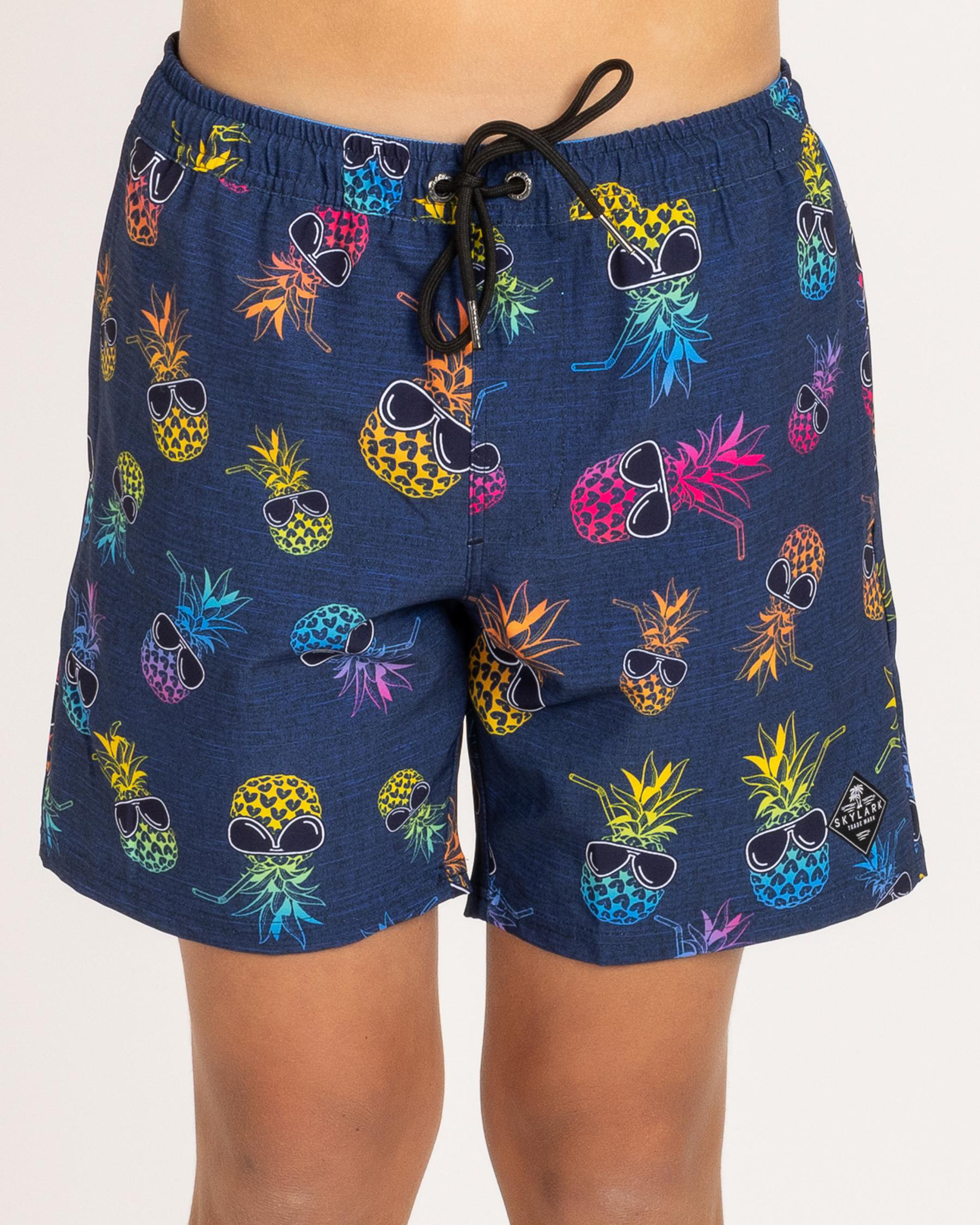 Scene Elastic Waist Shorts