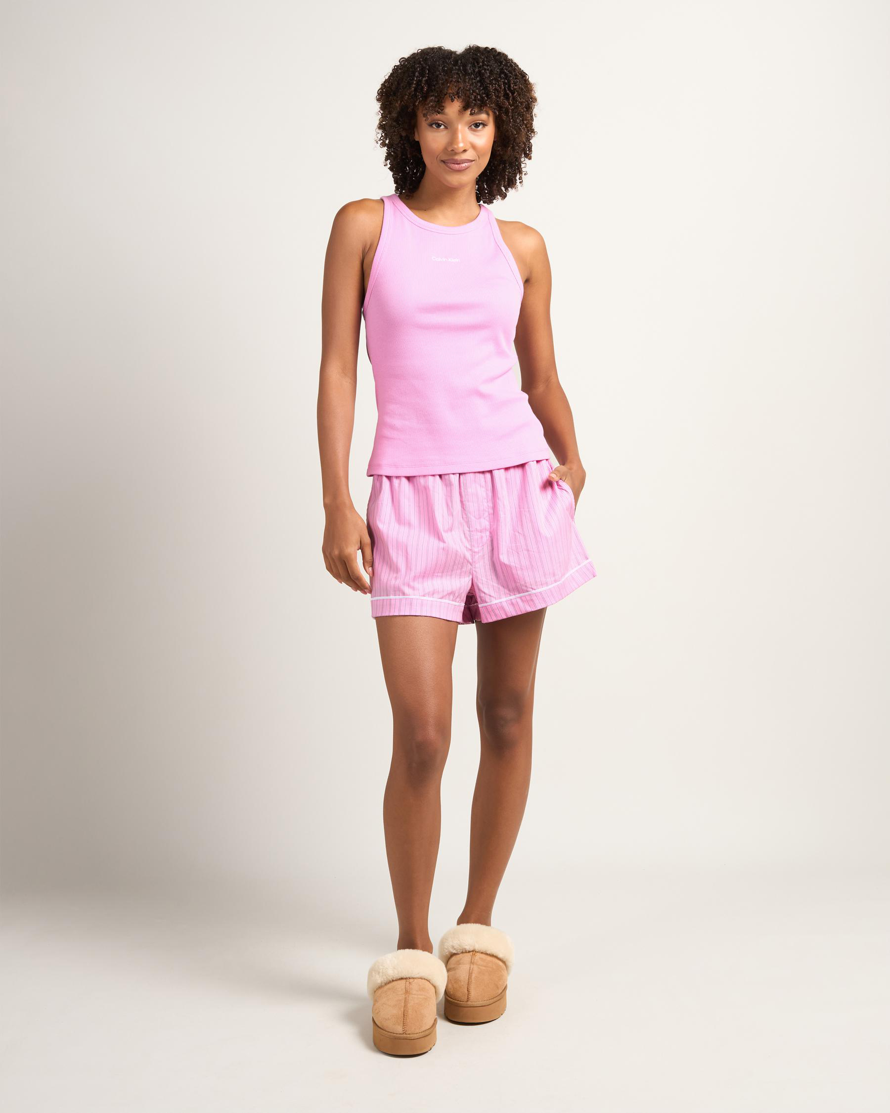 Modern Rib Graphic Tank Top