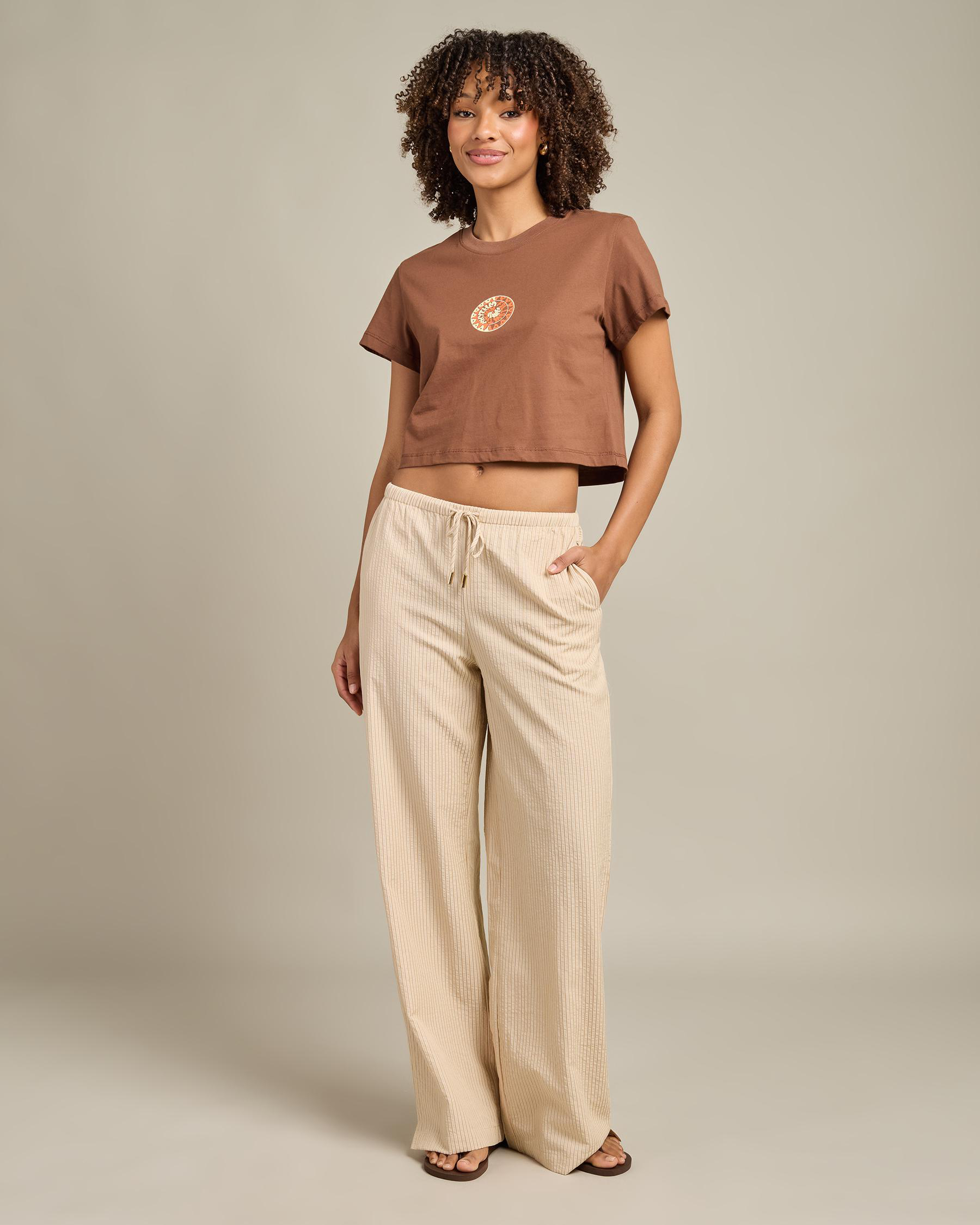 Sun Crop Crew T-Shirt