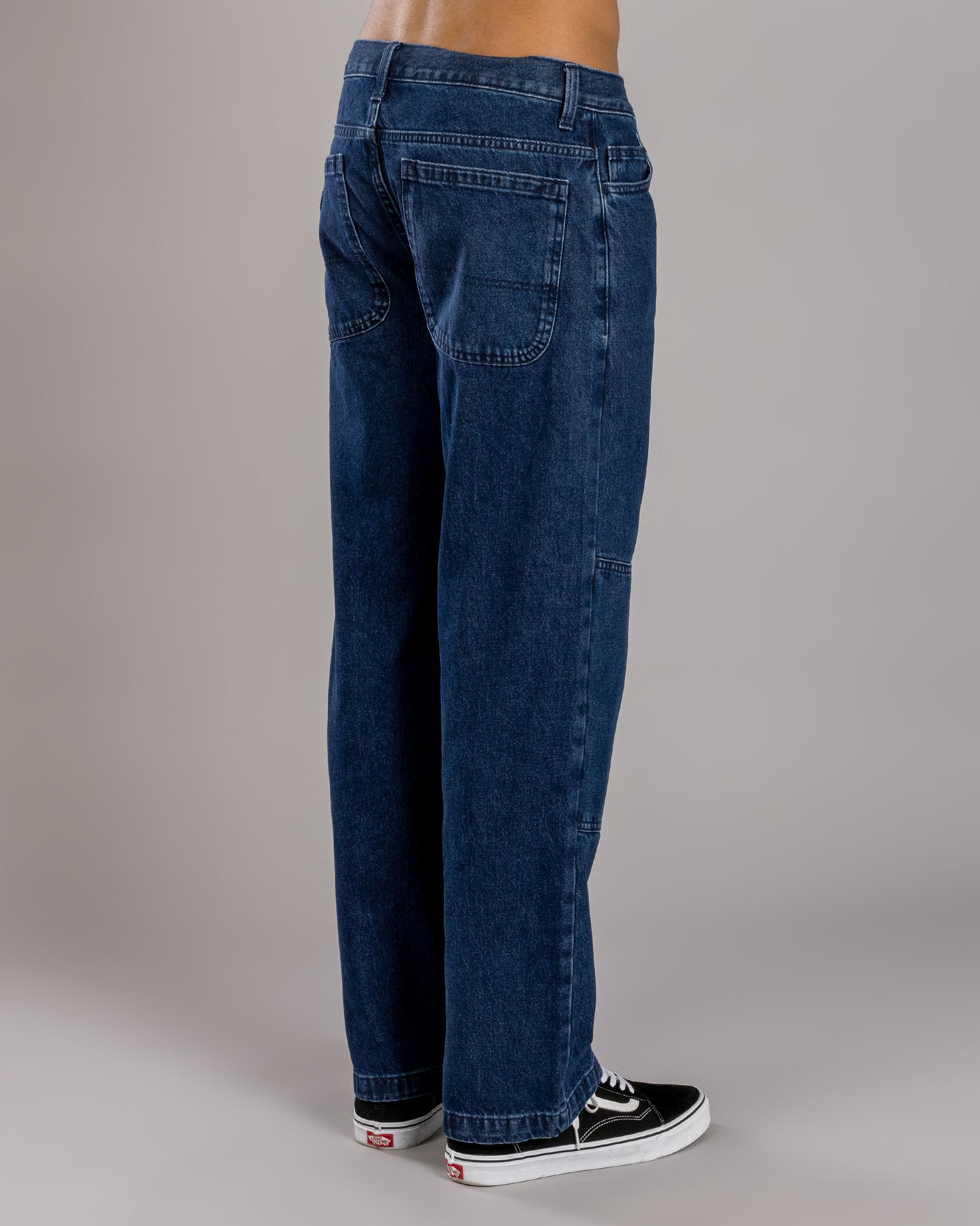 Double Knee Denim Pants