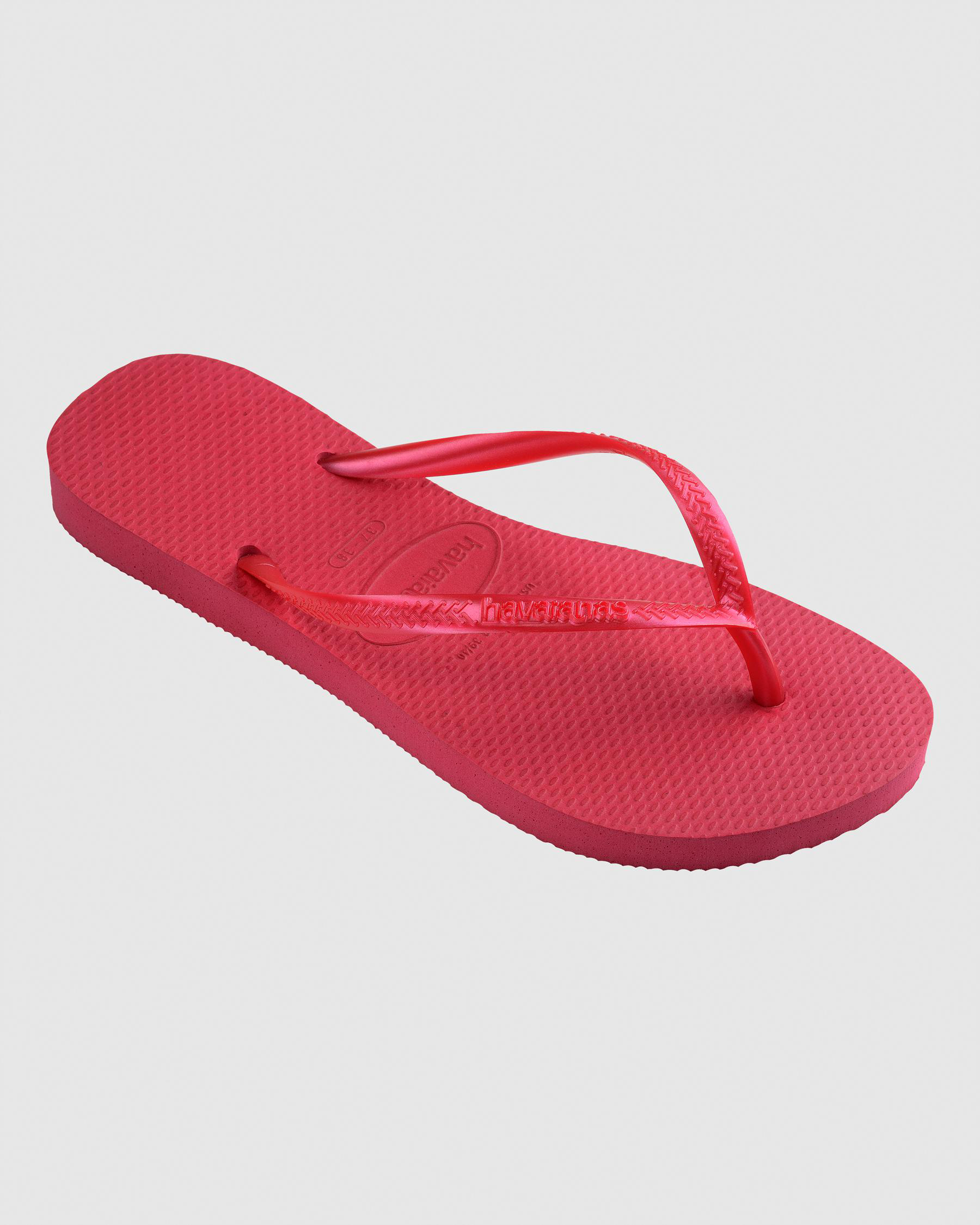 Slim Metallic Thongs